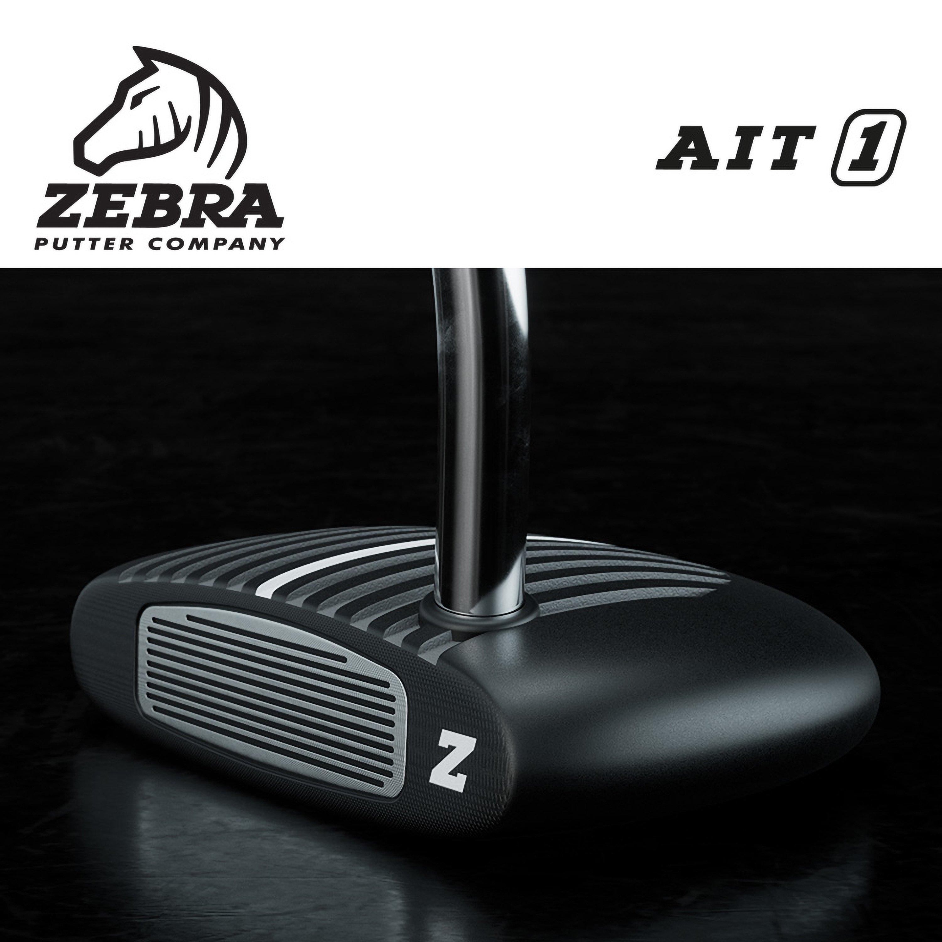 Black - Zebra - Zebra AIT1 Left Handed Putter - 3