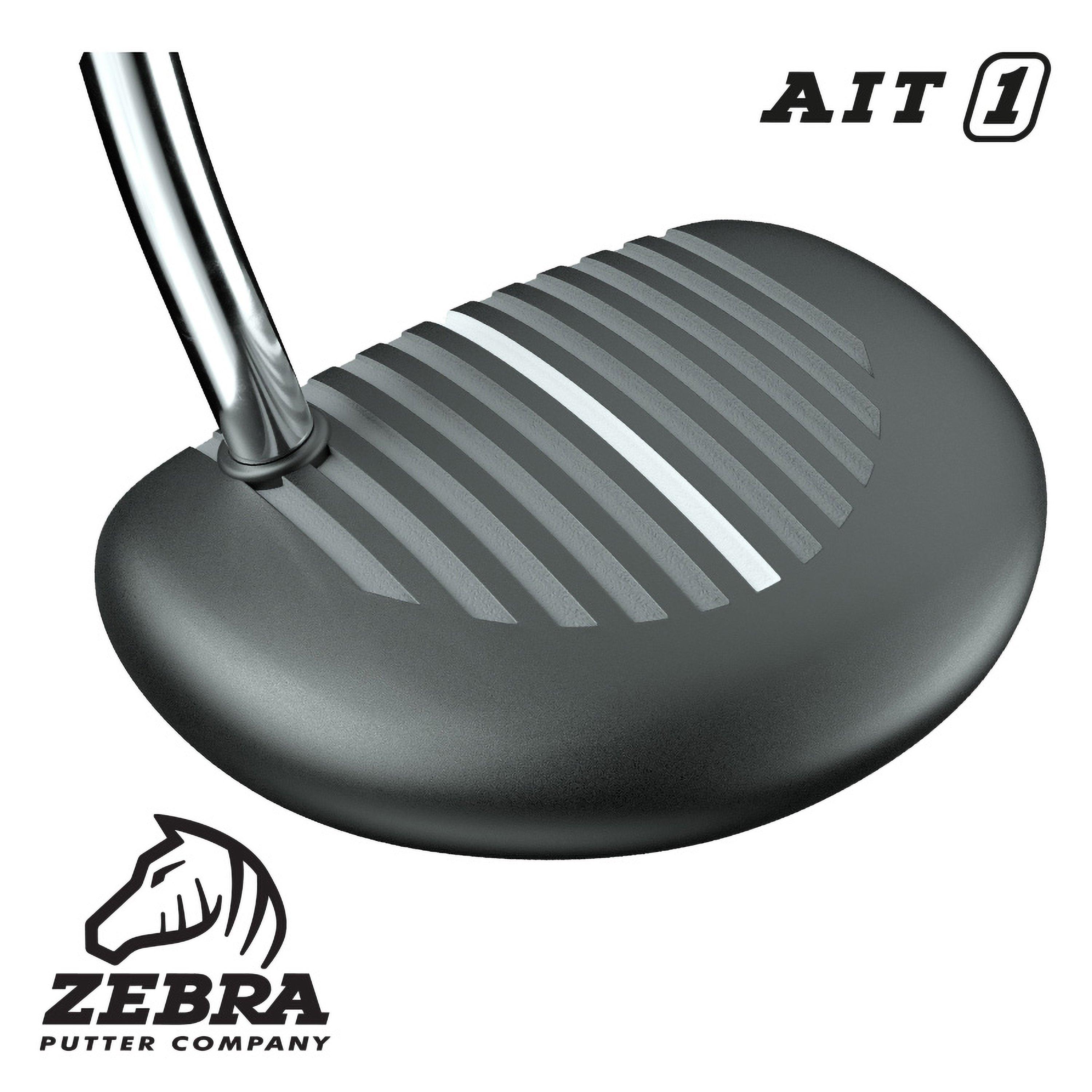 Black - Zebra - Zebra AIT1 Left Handed Putter - 4