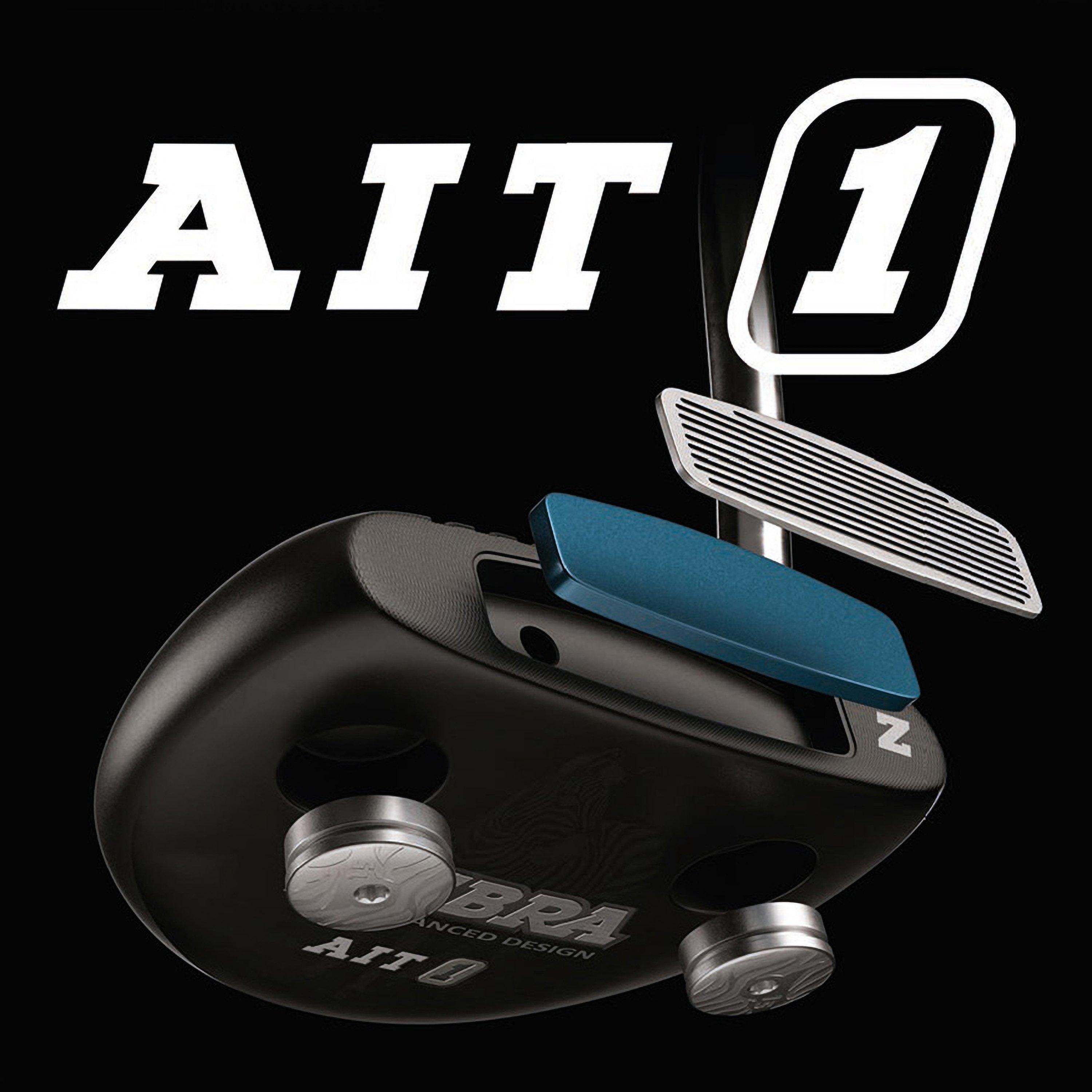 Black - Zebra - Zebra AIT1 Left Handed Putter - 7