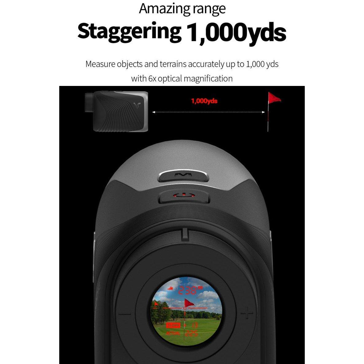 Black - Voice Caddie - Voice Caddie L6 Laser Rangefinder - 4