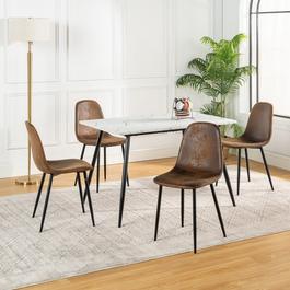 Urban Meuble Dining Table Set (1 Table + 4 Chairs)