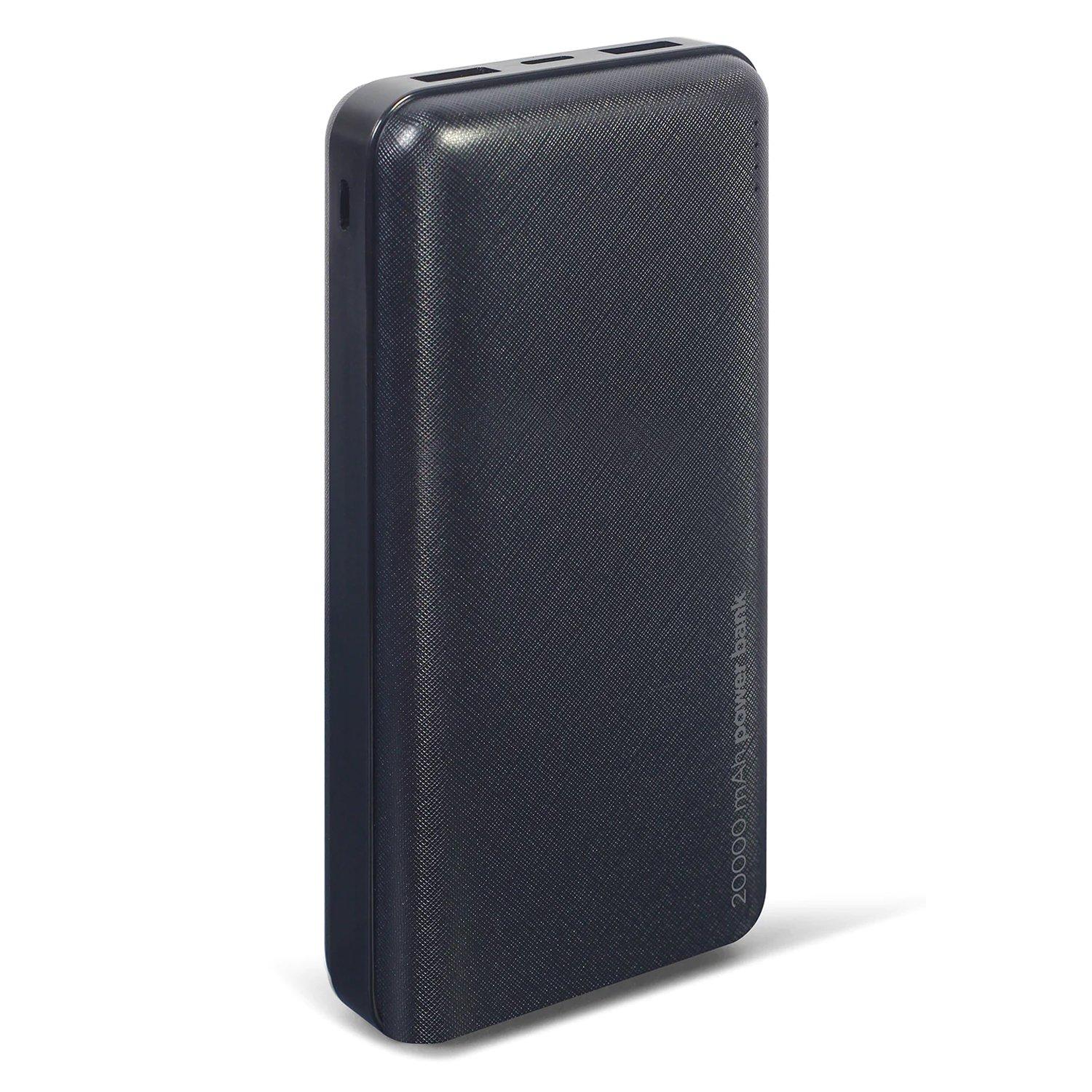 Black - Digitek - 20000mAh High Capacity Powerbank - 1