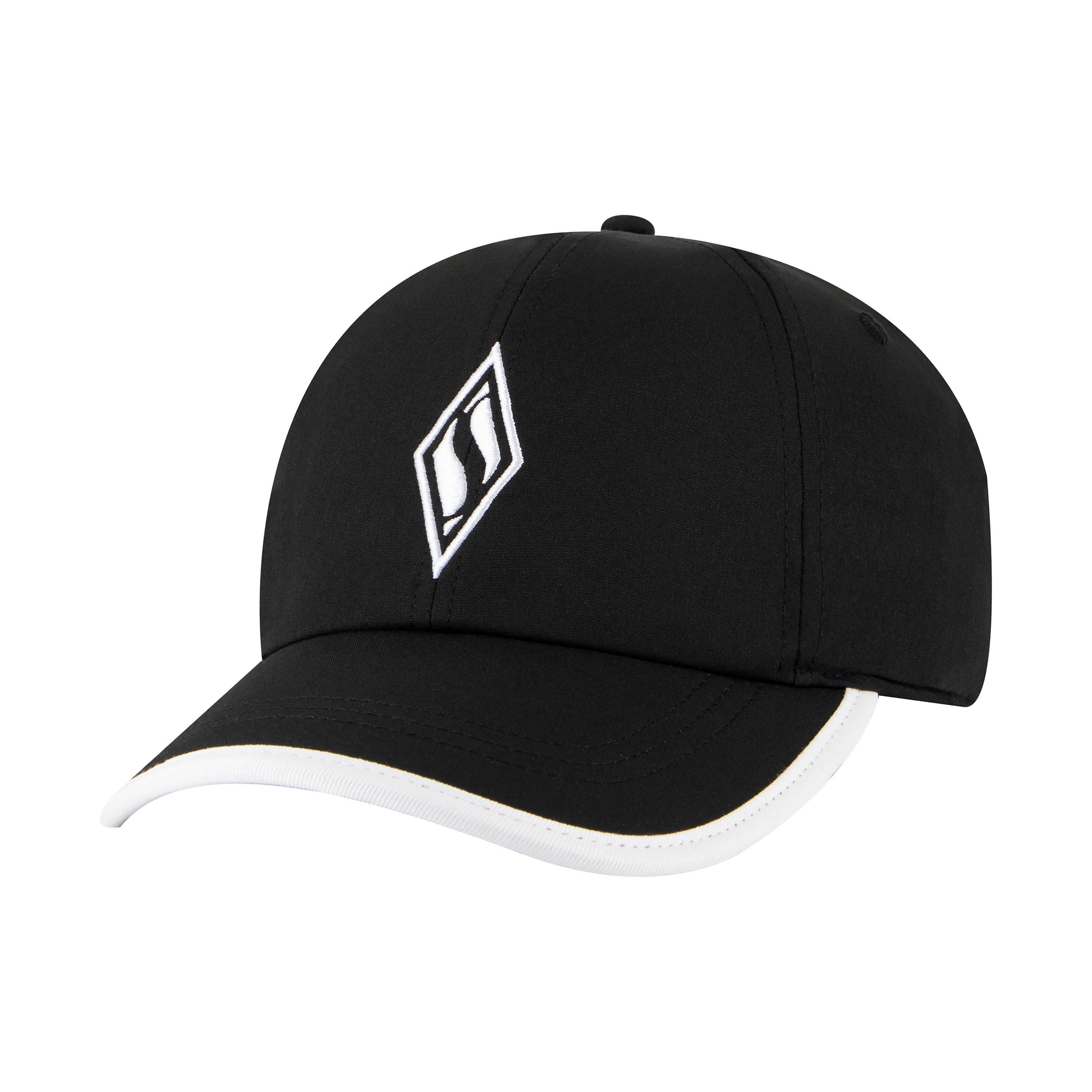 Black/White - Skechers - Women's Skechweave Diamond Colorblock Baseball Cap - 1