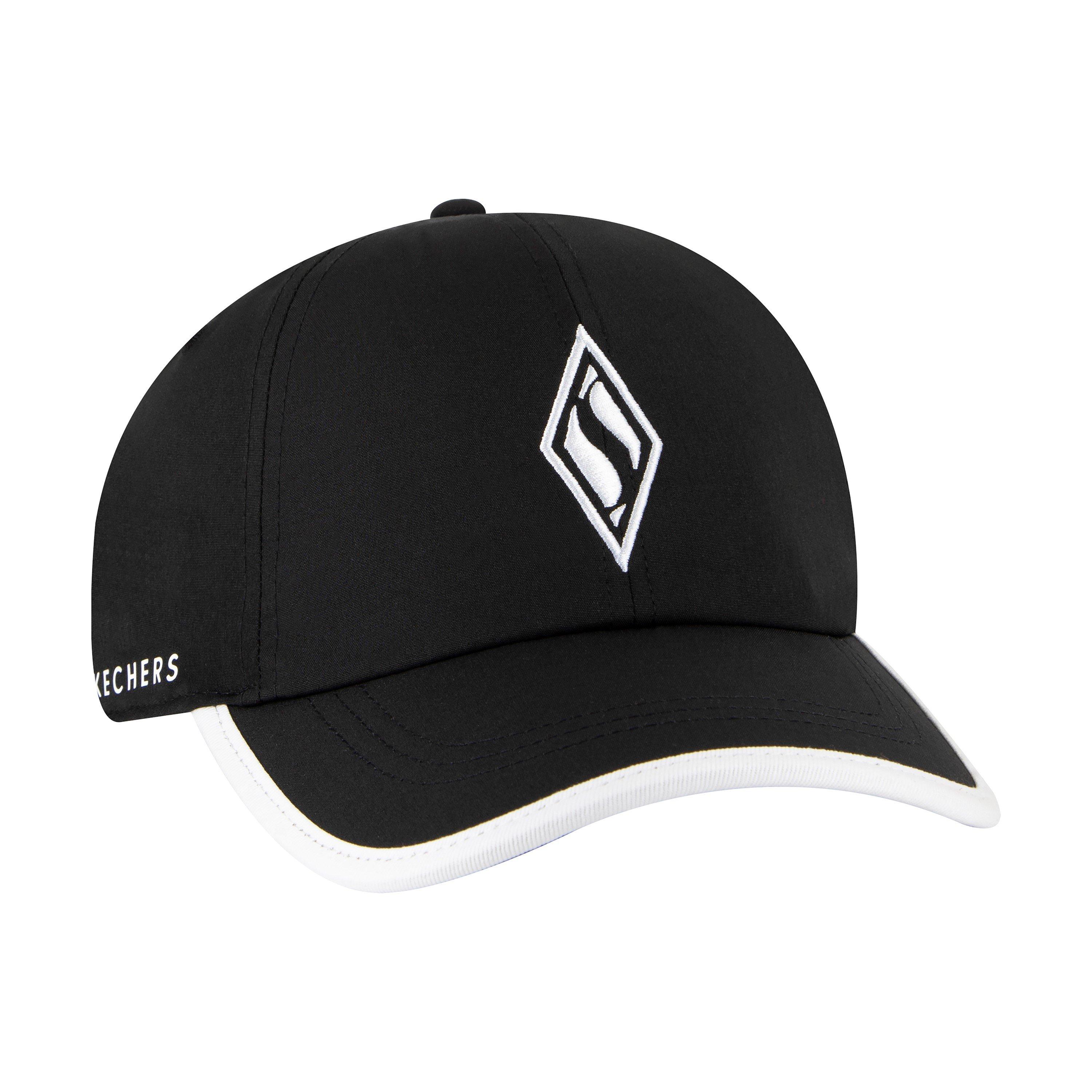 Nero/Bianco - Skechers - Skechweave Diamond Colorblock Baseball Cap - 3