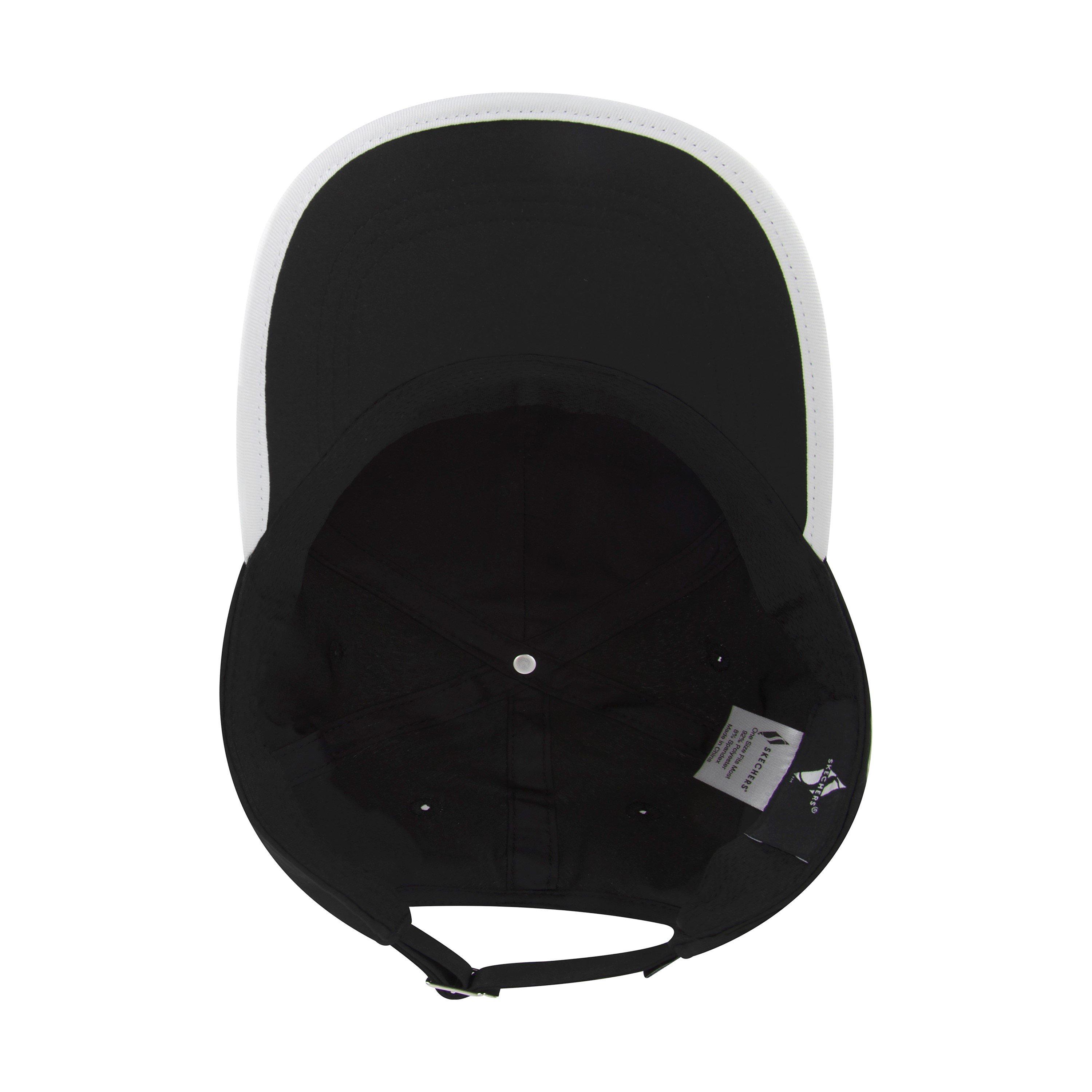 Nero/Bianco - Skechers - Skechweave Diamond Colorblock Baseball Cap - 5