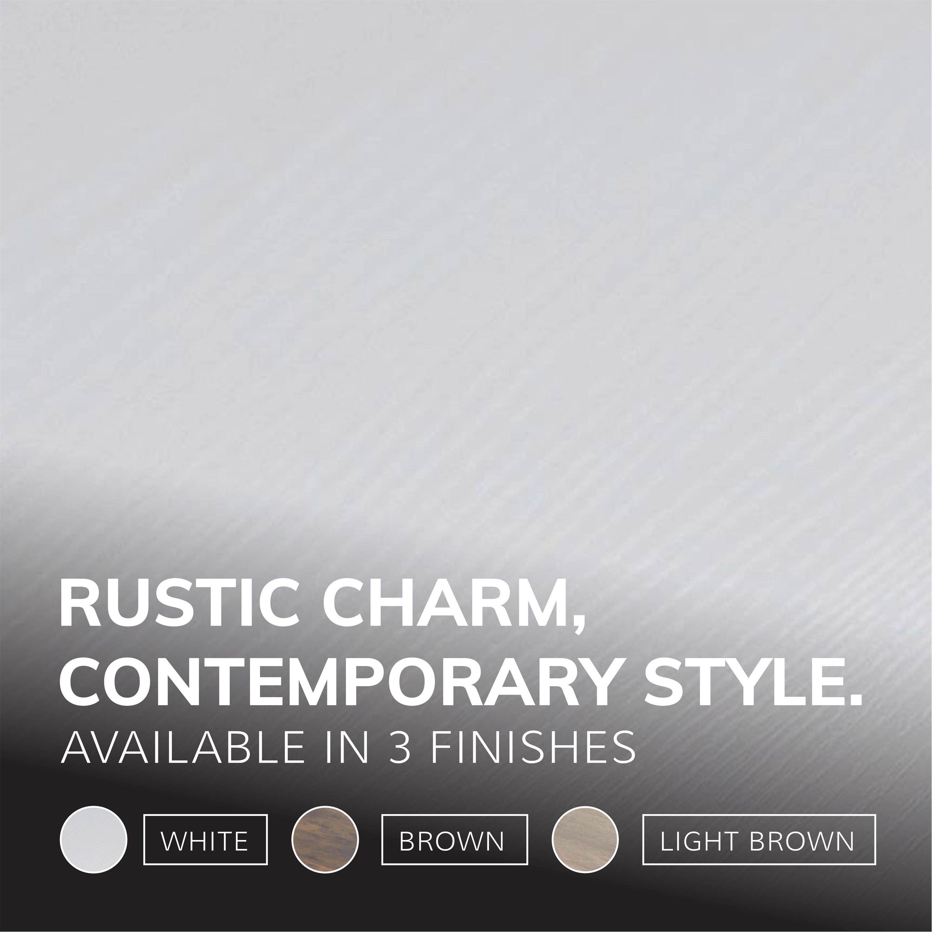 White - House of Home - Computer Desk with White Metal Frame Versatile - 7