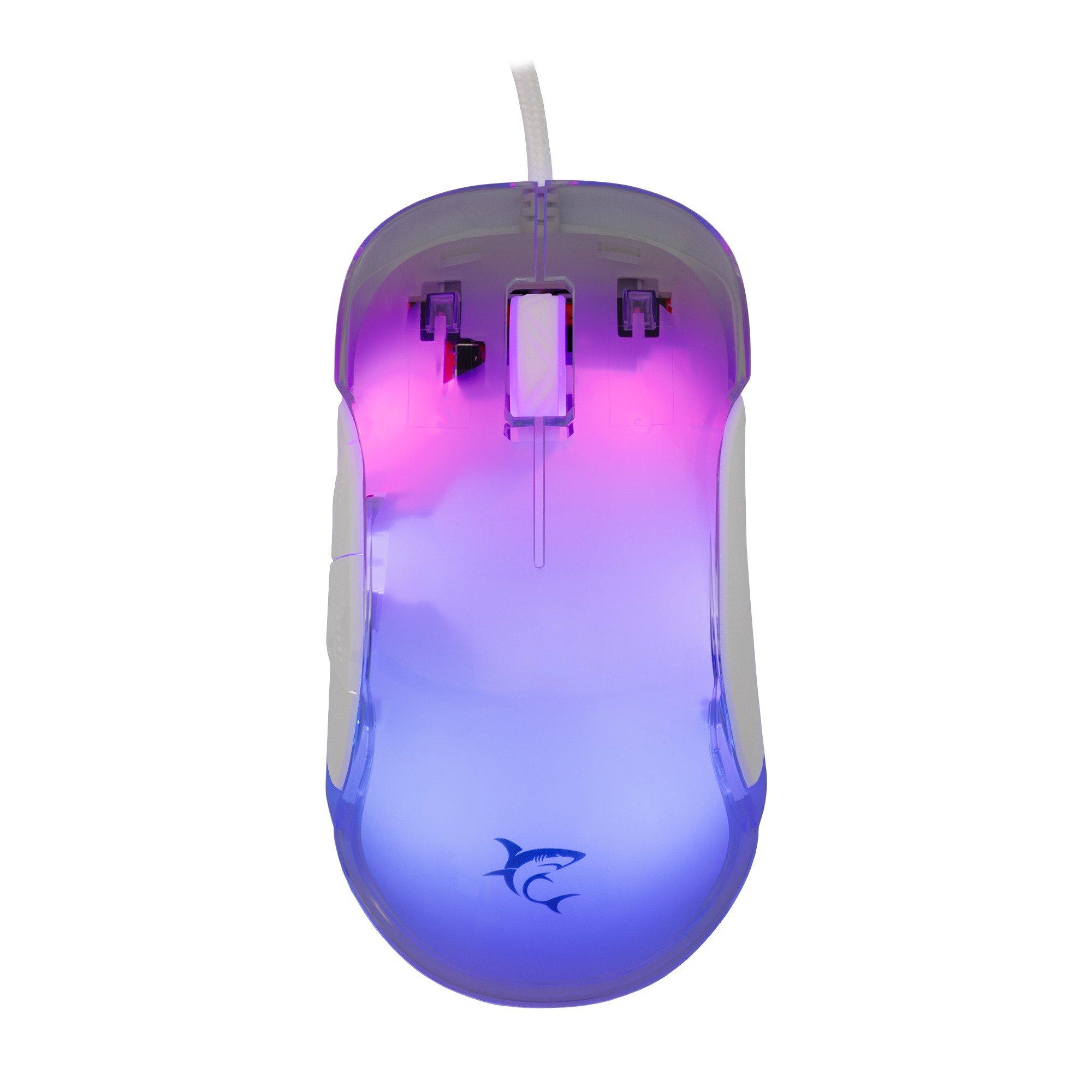 White - White Shark - Mordred RGB LED Gaming Mouse - 1