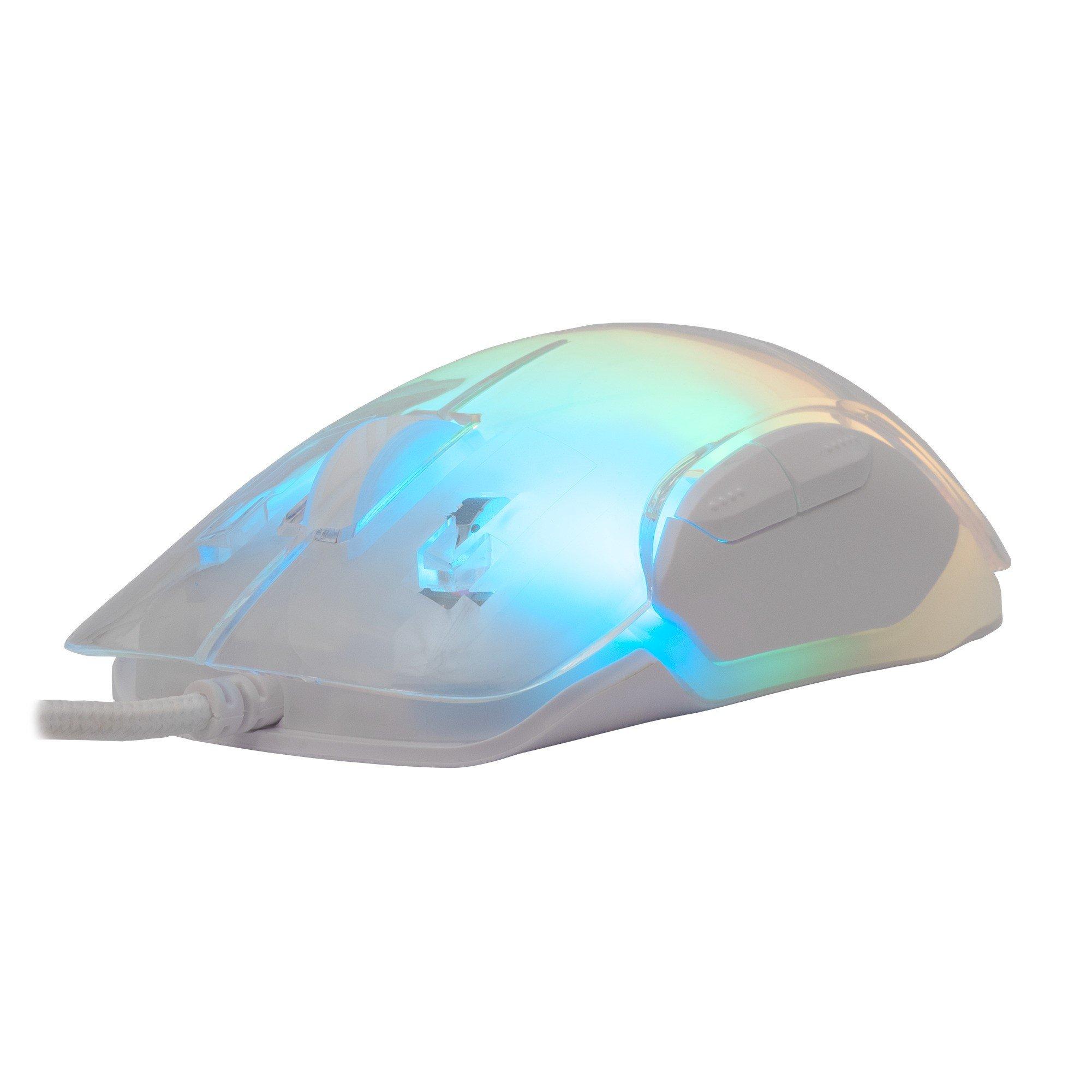 White - White Shark - Mordred RGB LED Gaming Mouse - 2