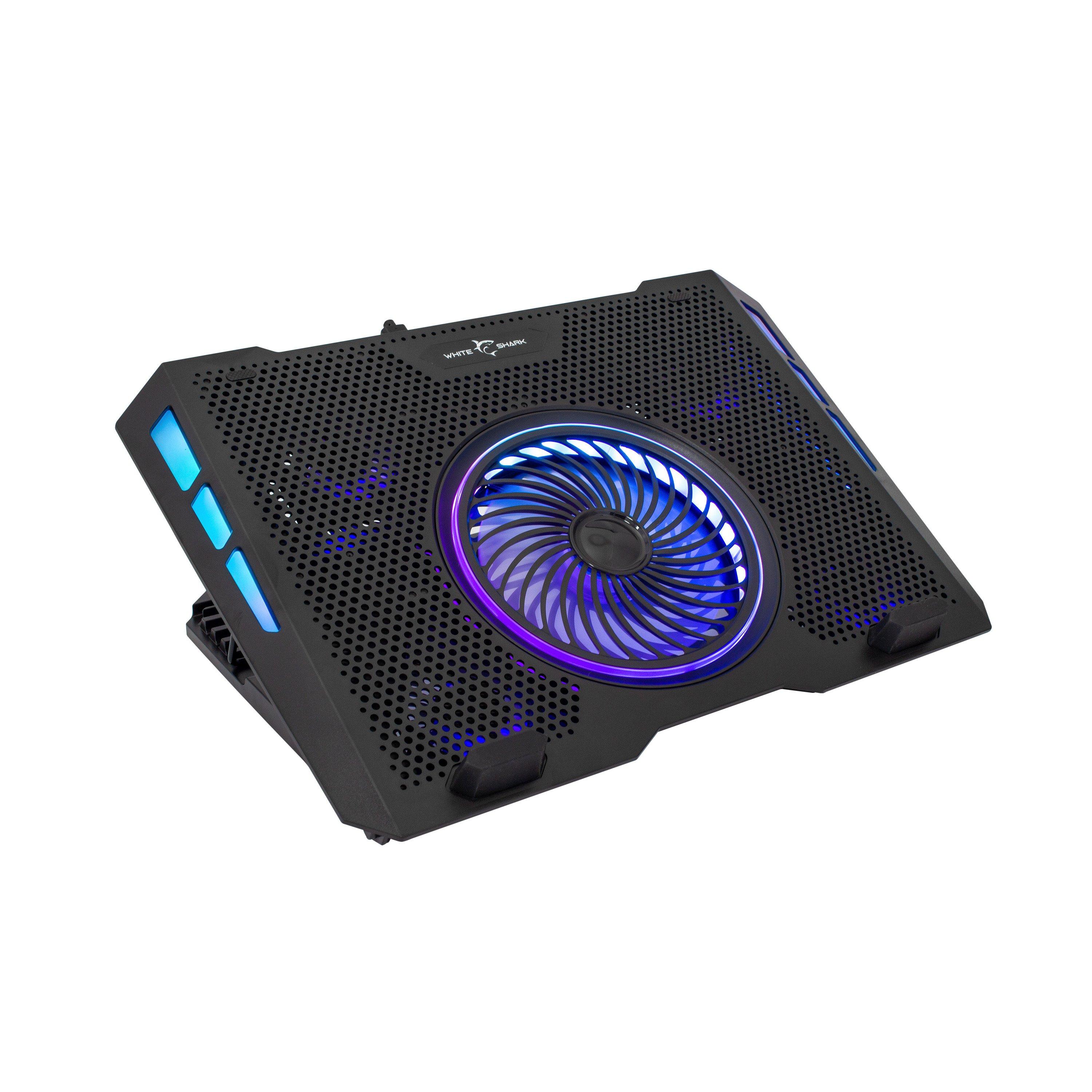 Black - White Shark - Aurora Laptop Cooling Stand - 1