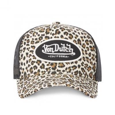 Von Dutch  Leopard Trucker Cap - Ladies