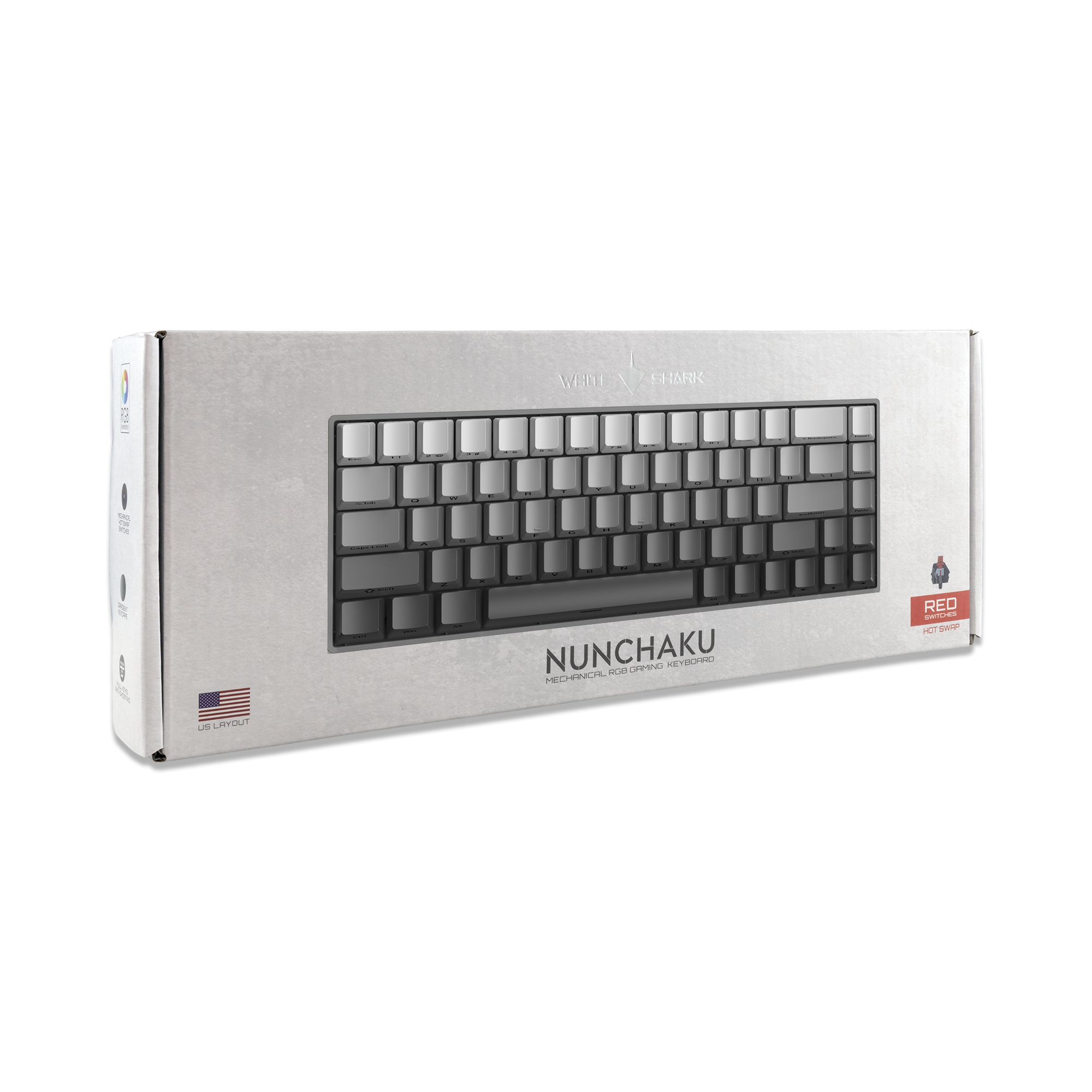 White Shark | Nunchaku Gaming Keyboard | Sports Direct