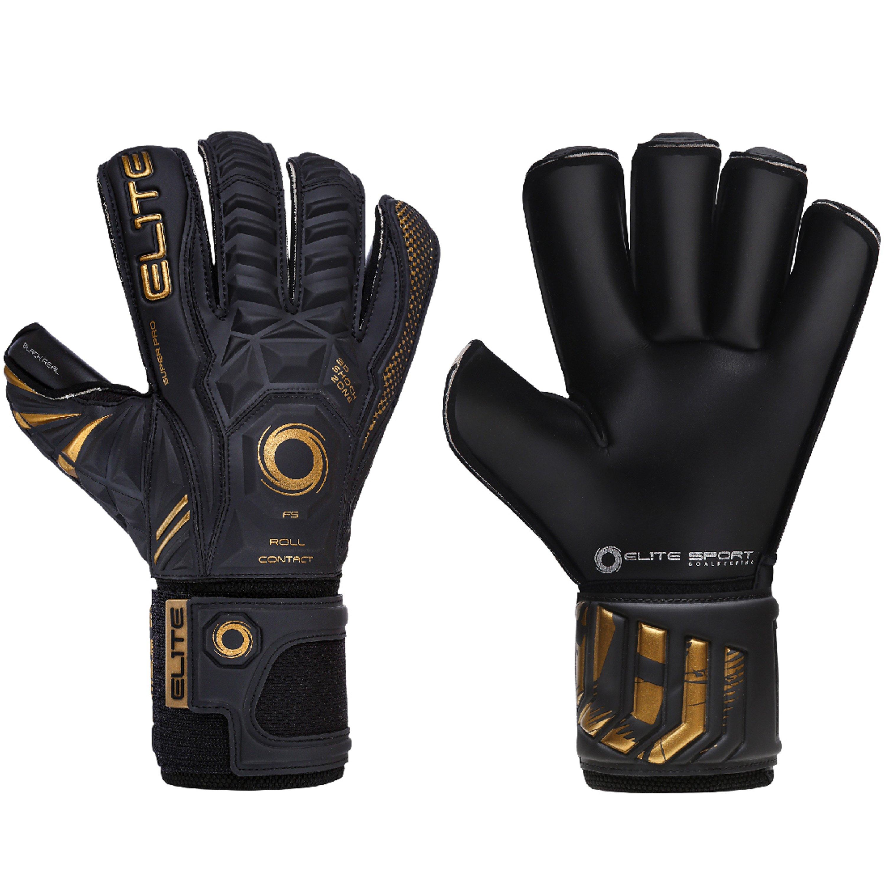 Black Real - Elite - Sports Black Real Goalkeeping Gloves - 1