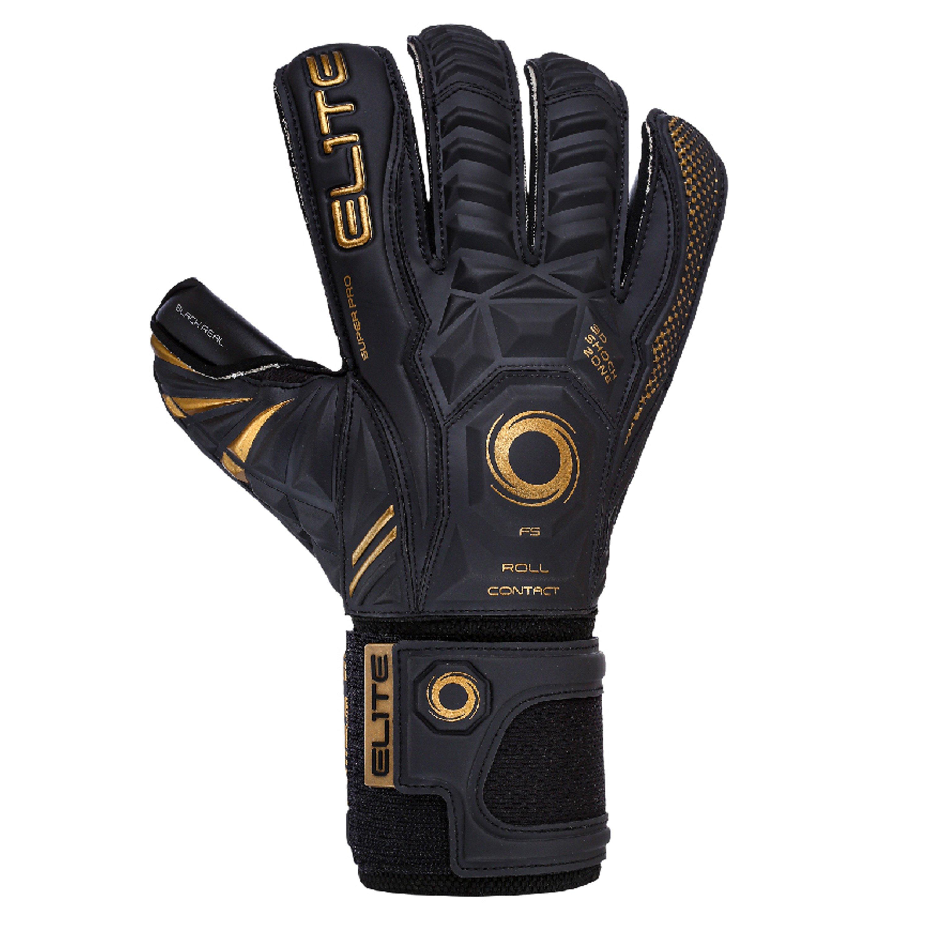 Black Real - Elite - Elite Sports Black Real Goalkeeping Gloves - 3