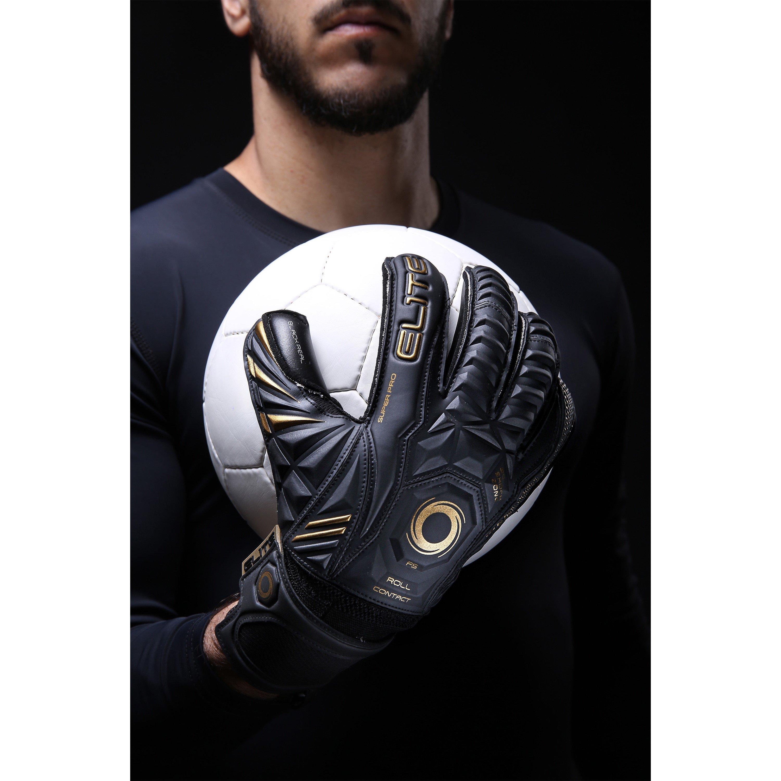 Black Real - Elite - Elite Sports Black Real Goalkeeping Gloves - 4