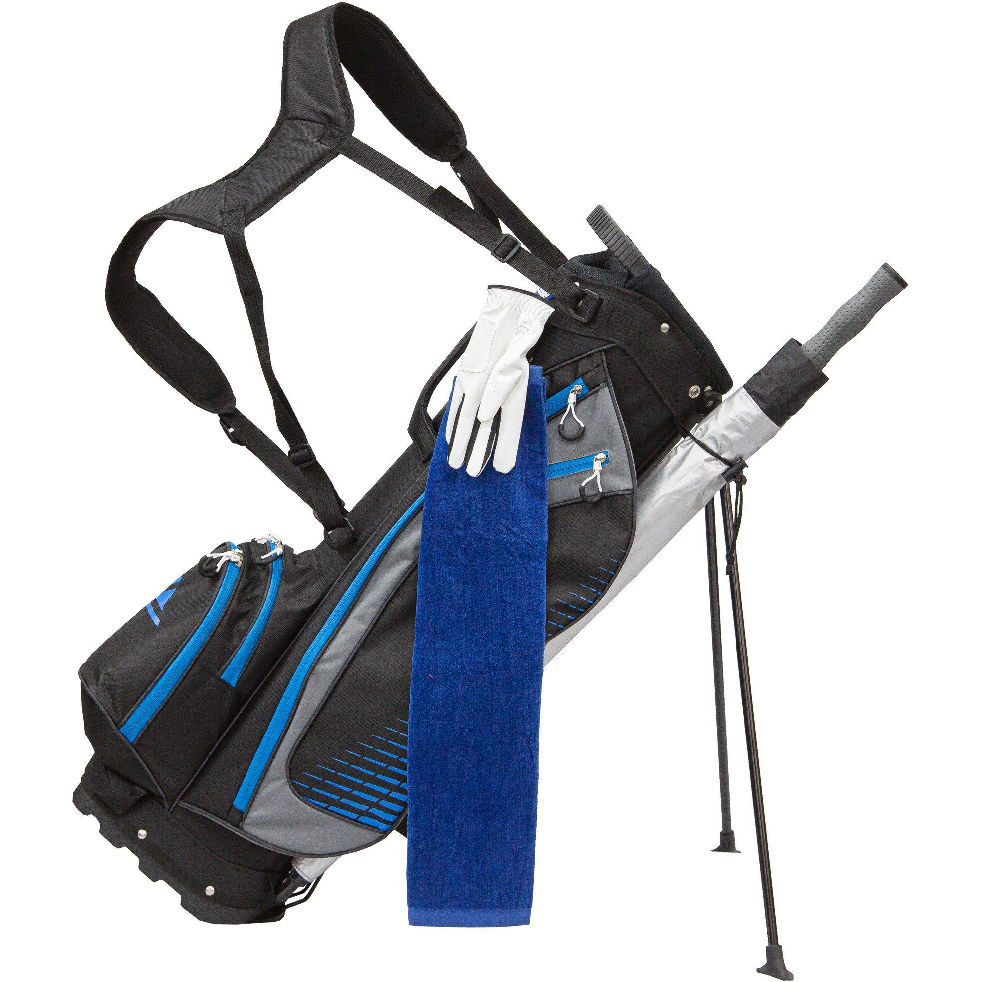 Black/Royal Blu - Longridge - Longridge Super Lite Stand Bag - 2