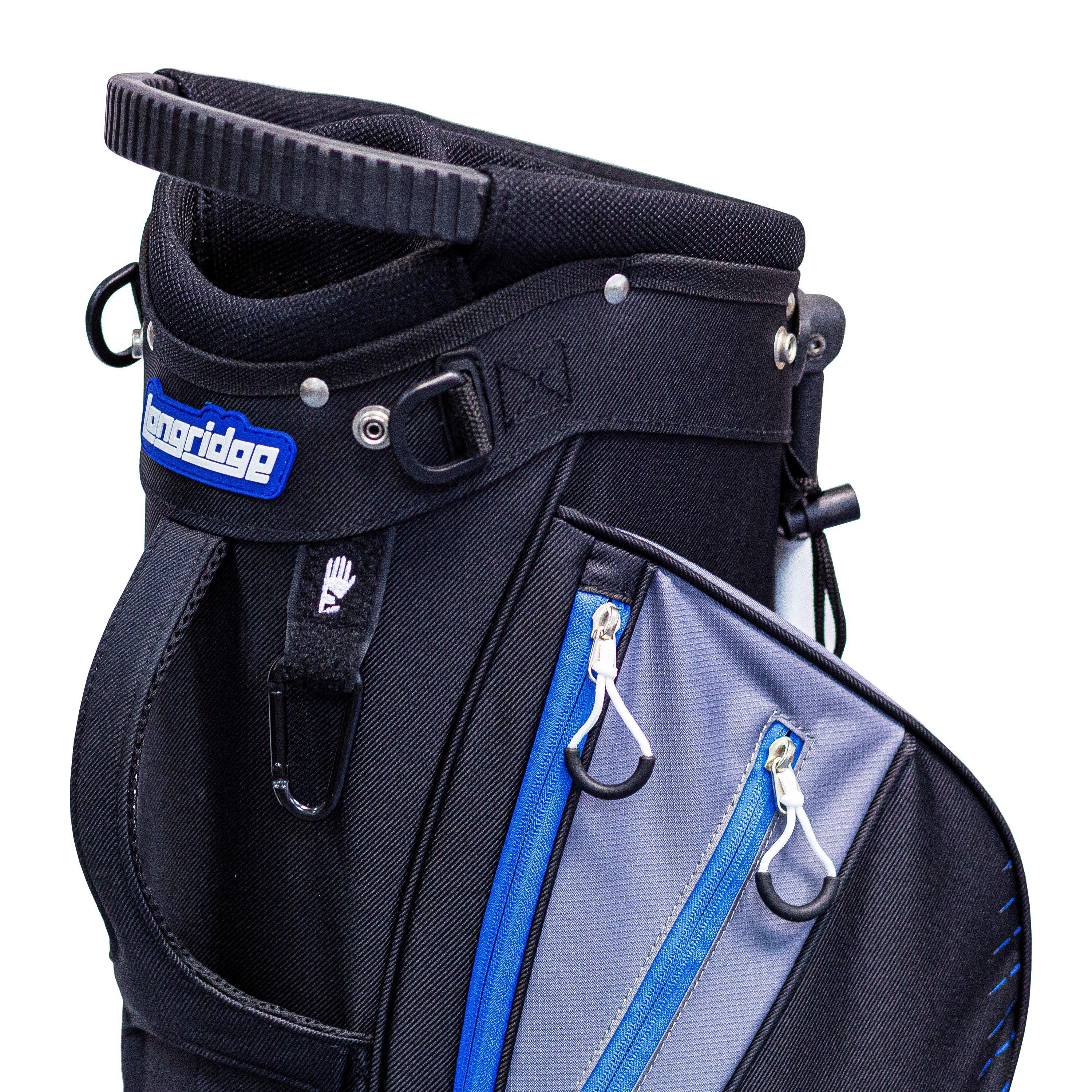 Black/Royal Blu - Longridge - Longridge Super Lite Stand Bag - 4