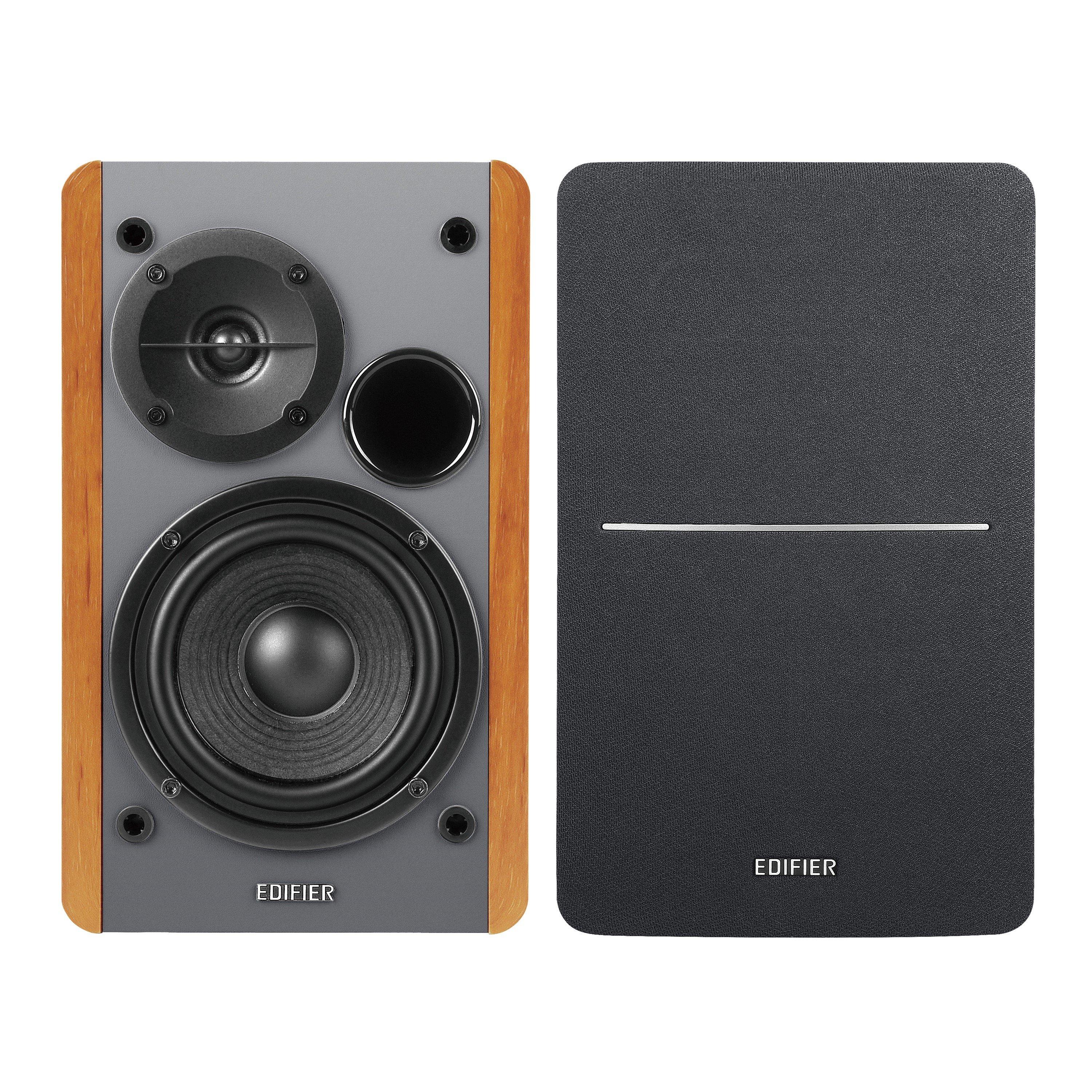 Brown - Edifier - Edifier R1280TS Active Bookshelf Speakers Brown - 3