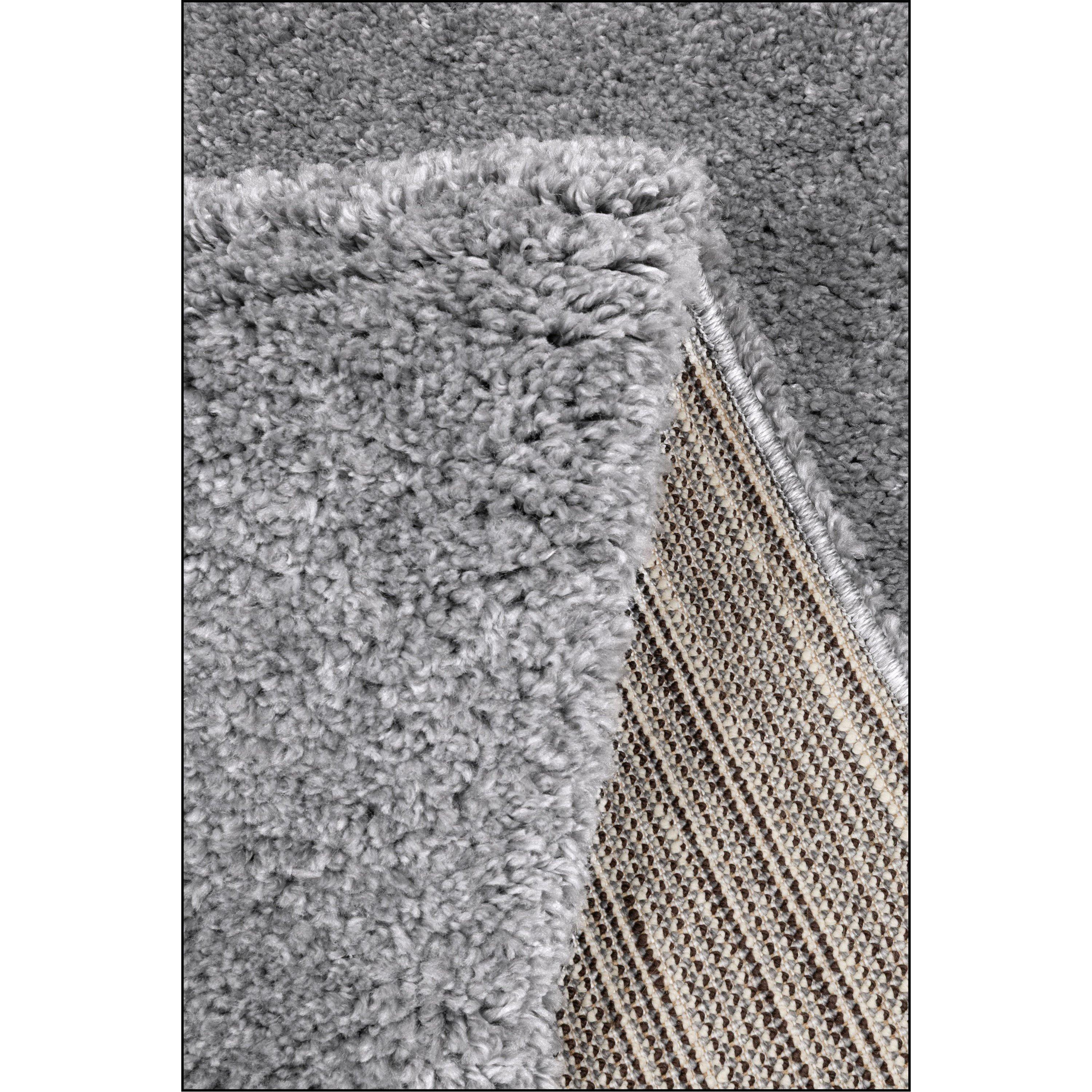 Grey - Homemaker - Luxury Shaggy Grey Rug - 5