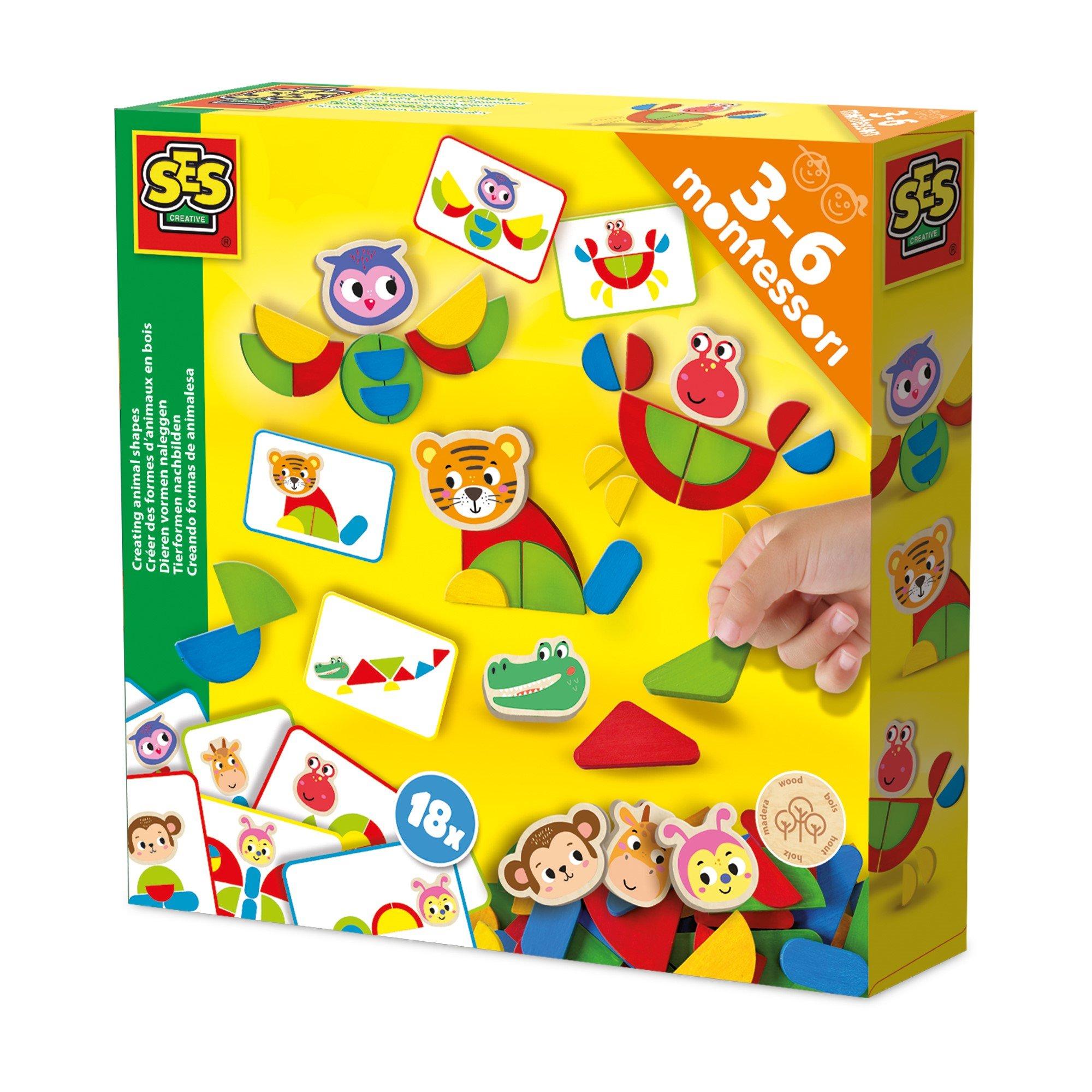 Ses Creative  Kids Montessori - Creating Animal Shapes - 