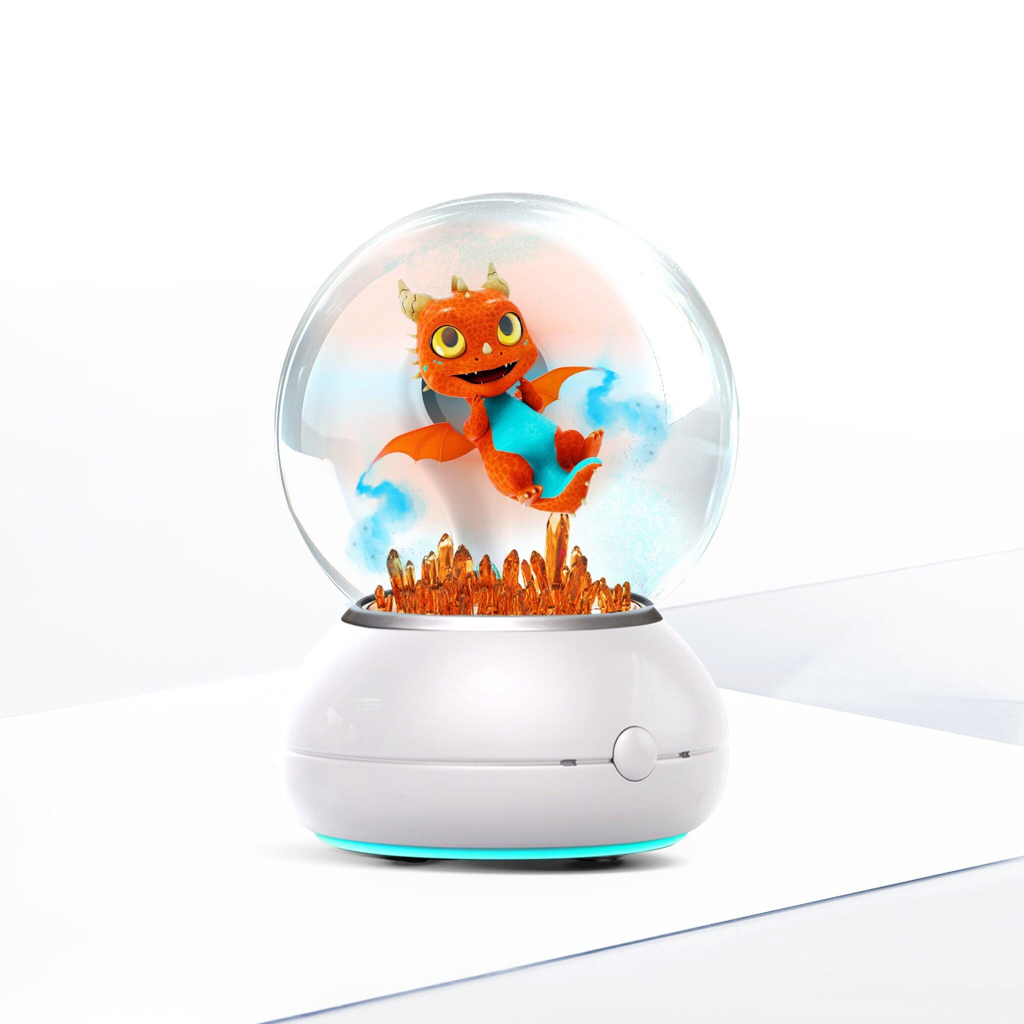 White - Imagix - Imagix Crystal Ball AI Holographic Companion - 3