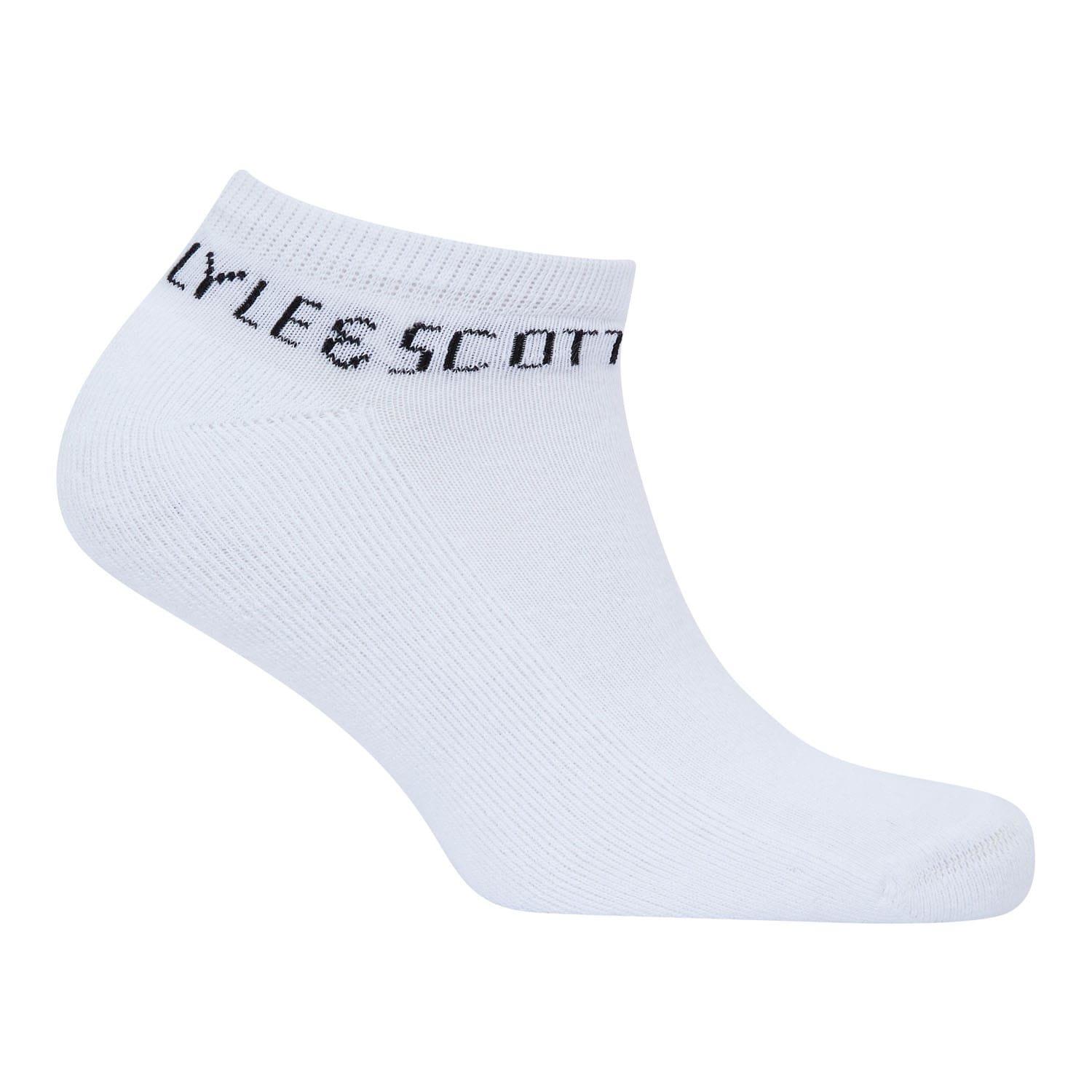 White - Lyle and Scott - 3 Pack of Ankle Socks - 2