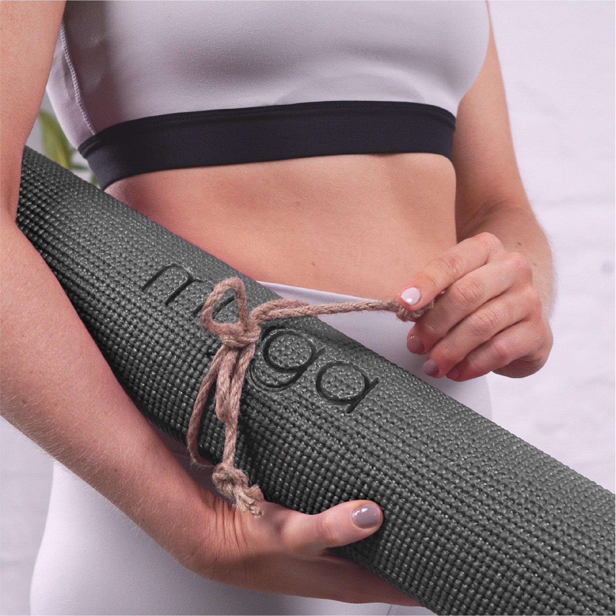 Black - Myga - Myga Entry Level Yoga Mat - 2