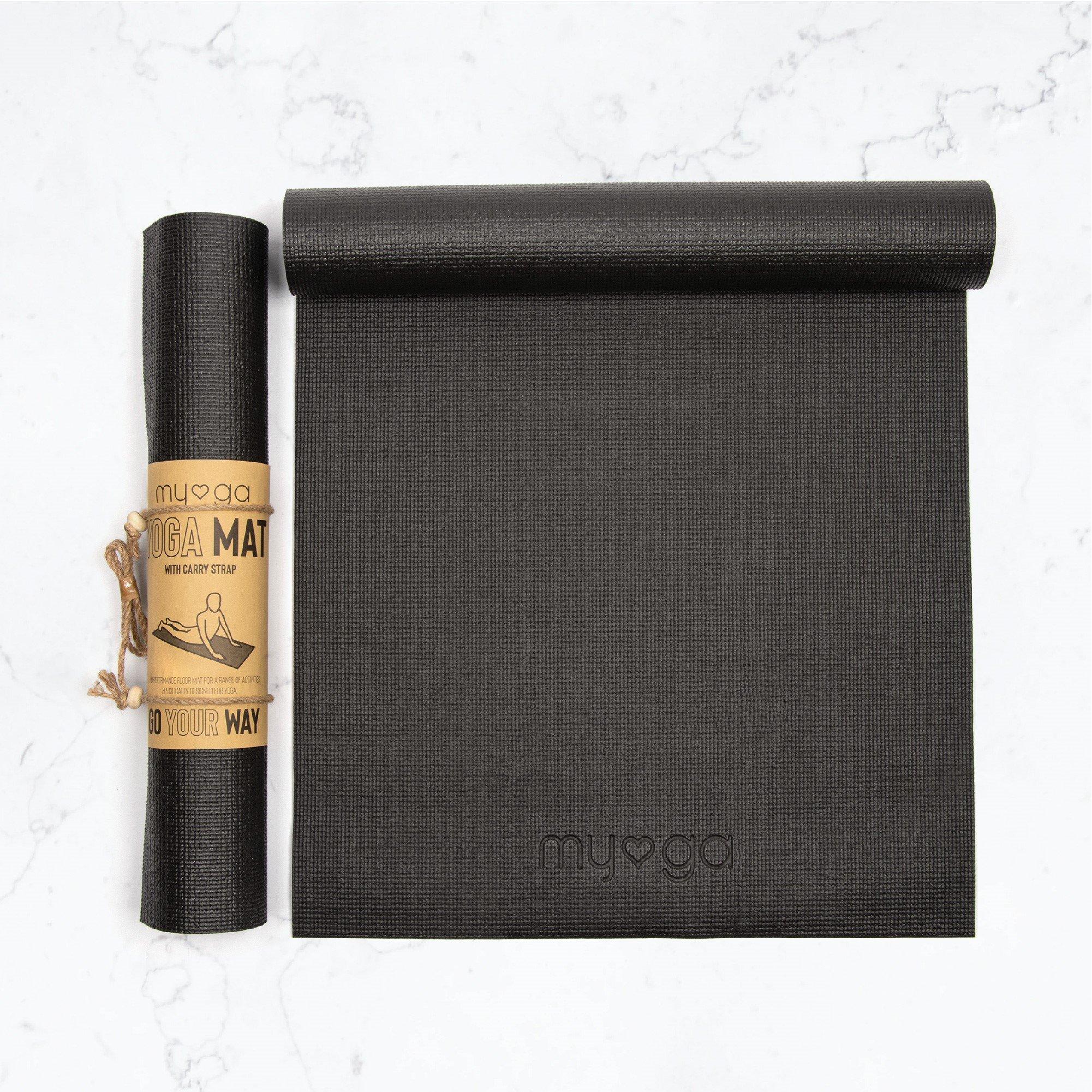 Black - Myga - Myga Entry Level Yoga Mat - 3