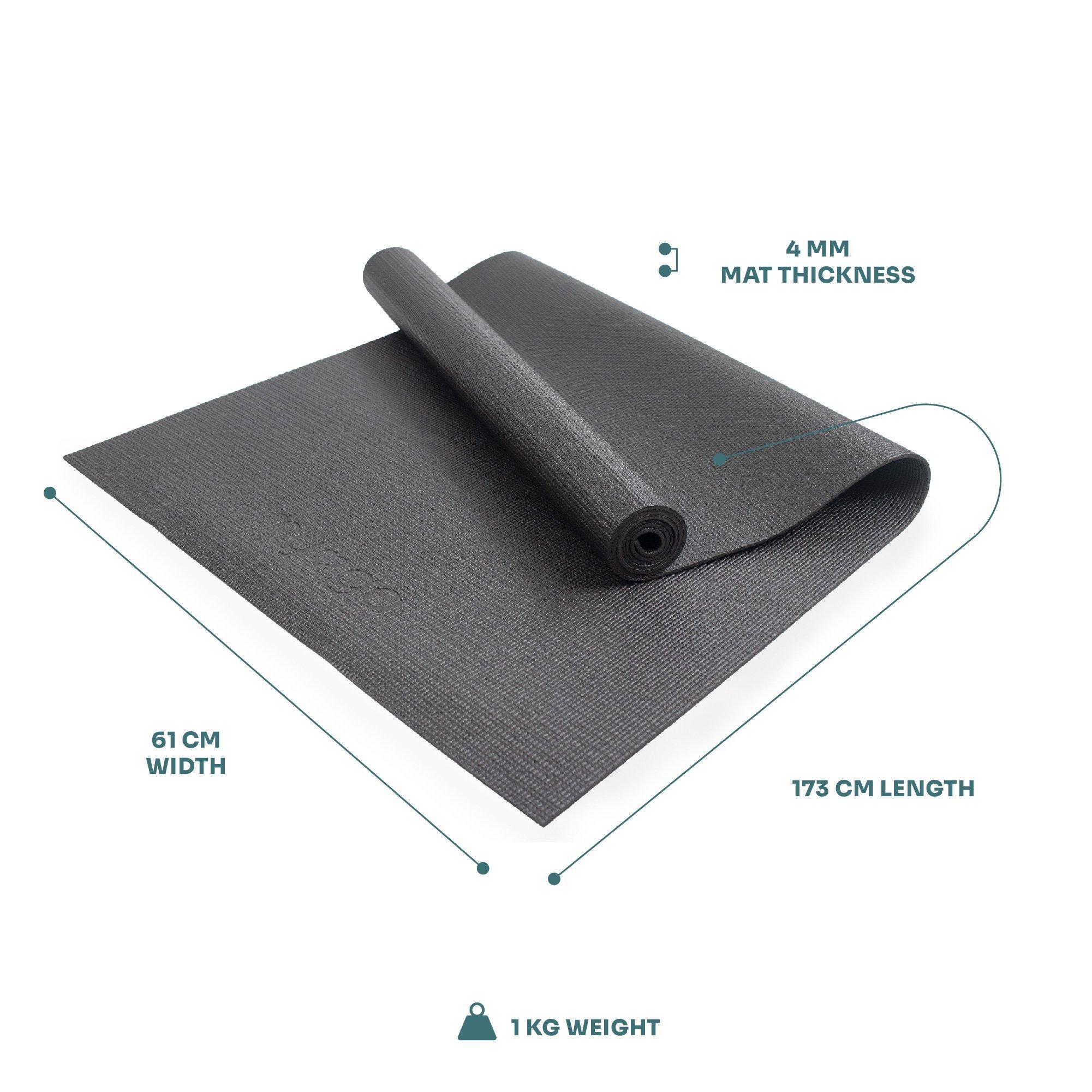 Black - Myga - Myga Entry Level Yoga Mat - 6