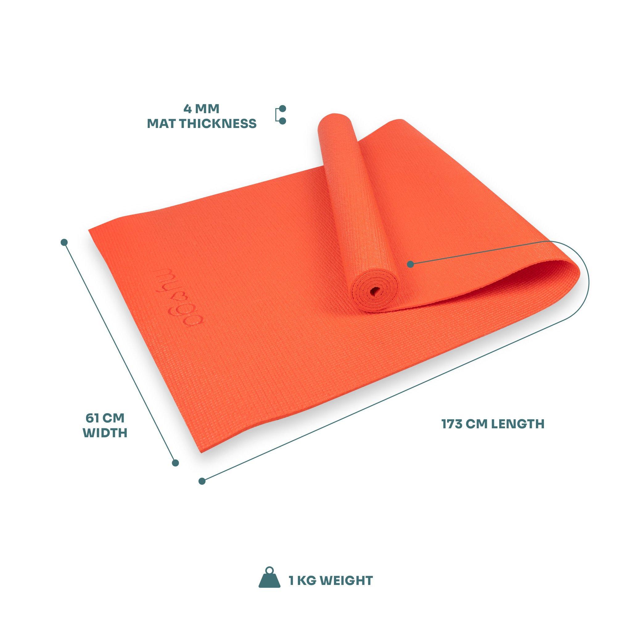 Red - Myga - Myga Entry Level Yoga Mat - 6