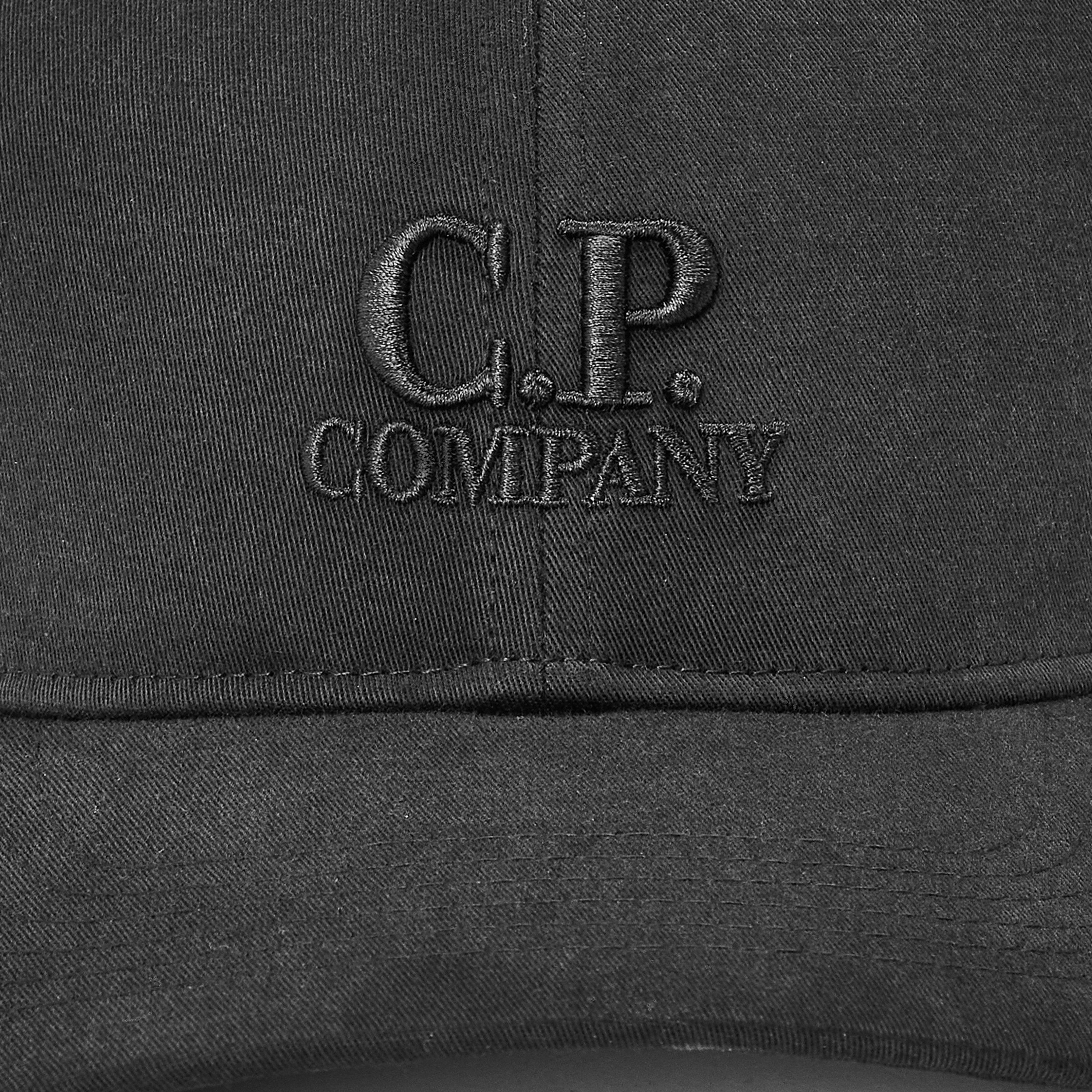 Black 999 - CP Company - Men's Logo Baseball Cap - 4