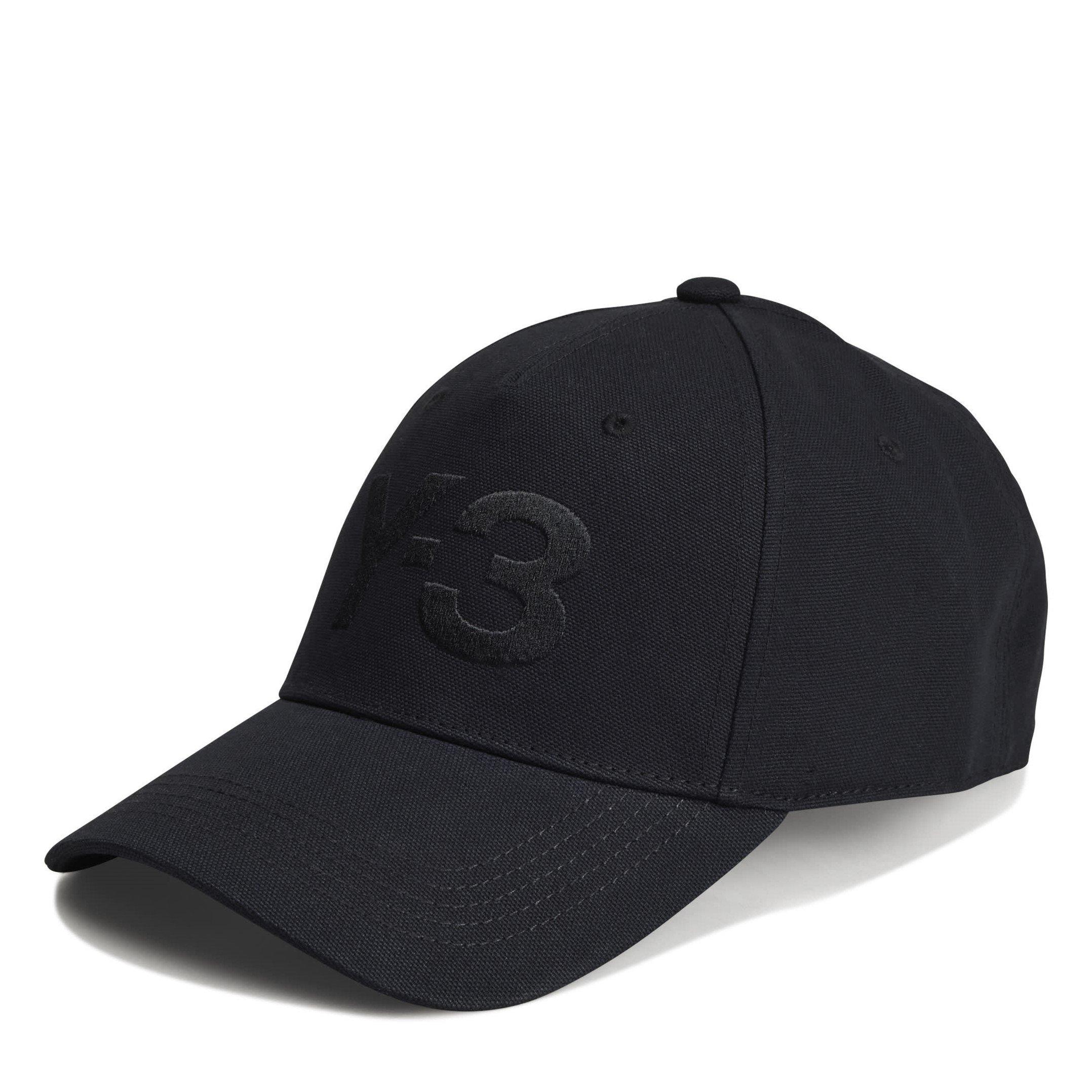 Black/Black - Y3 - Men's Logo Baseball Cap - 1
