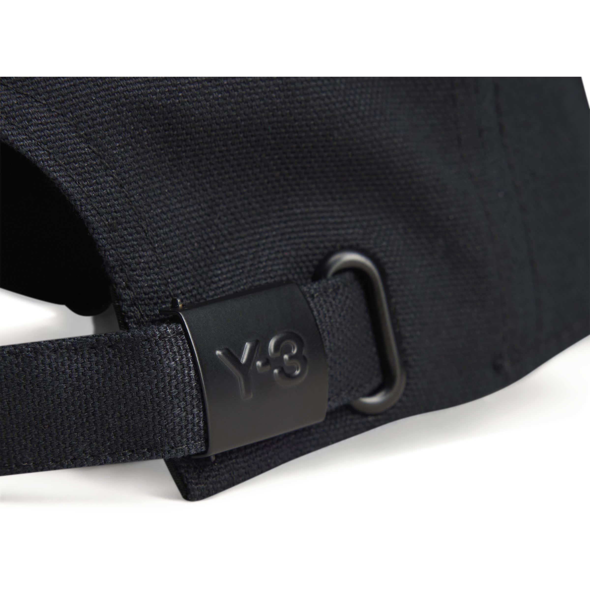 Black/White - Y3 - Men's Logo Baseball Cap - 4
