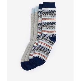 Barbour Fairisle Socks (Set of 2)