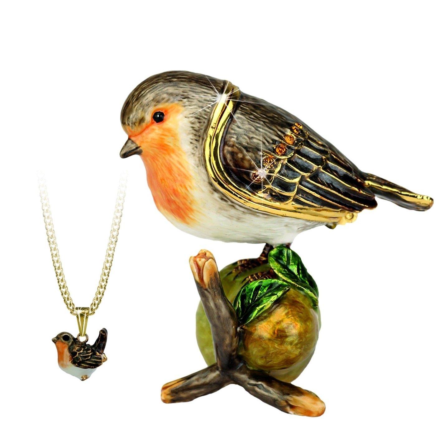 As Pictured - Secrets - 1030 - Robin Trinket Box - 1