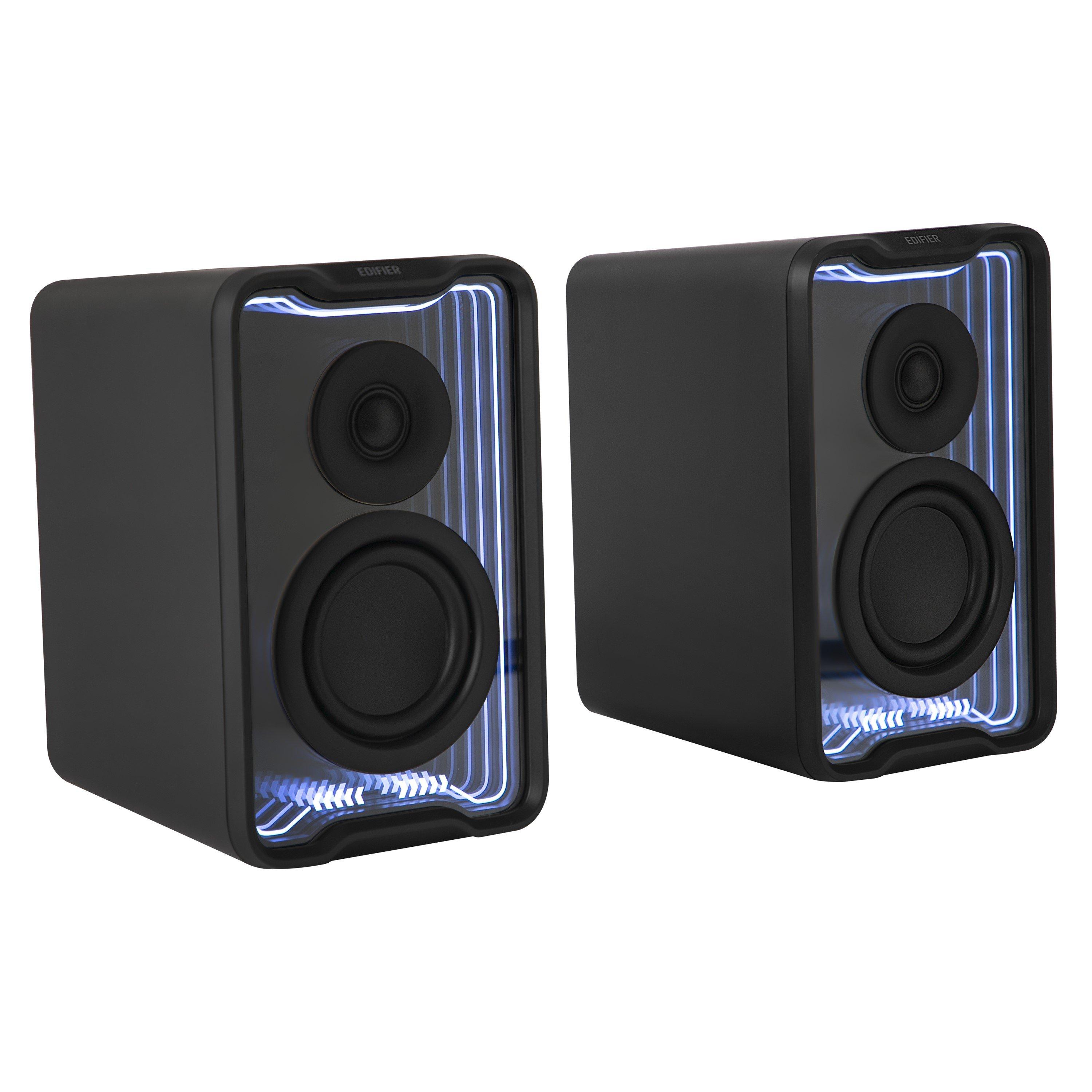 Black - Edifier - QR30 2.0 Active Desktop Bluetooth Speaker - Black - 2