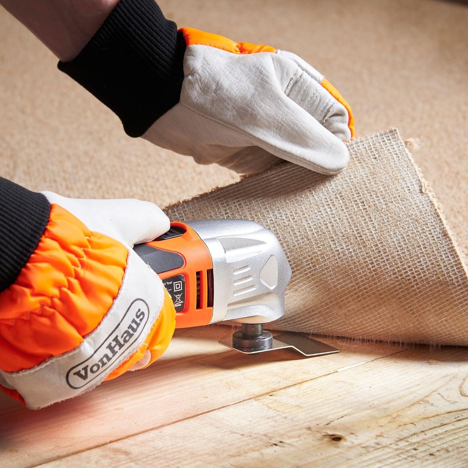 Orange - VonHaus - VonHaus 280W Oscillating Multitool - Corded - 5