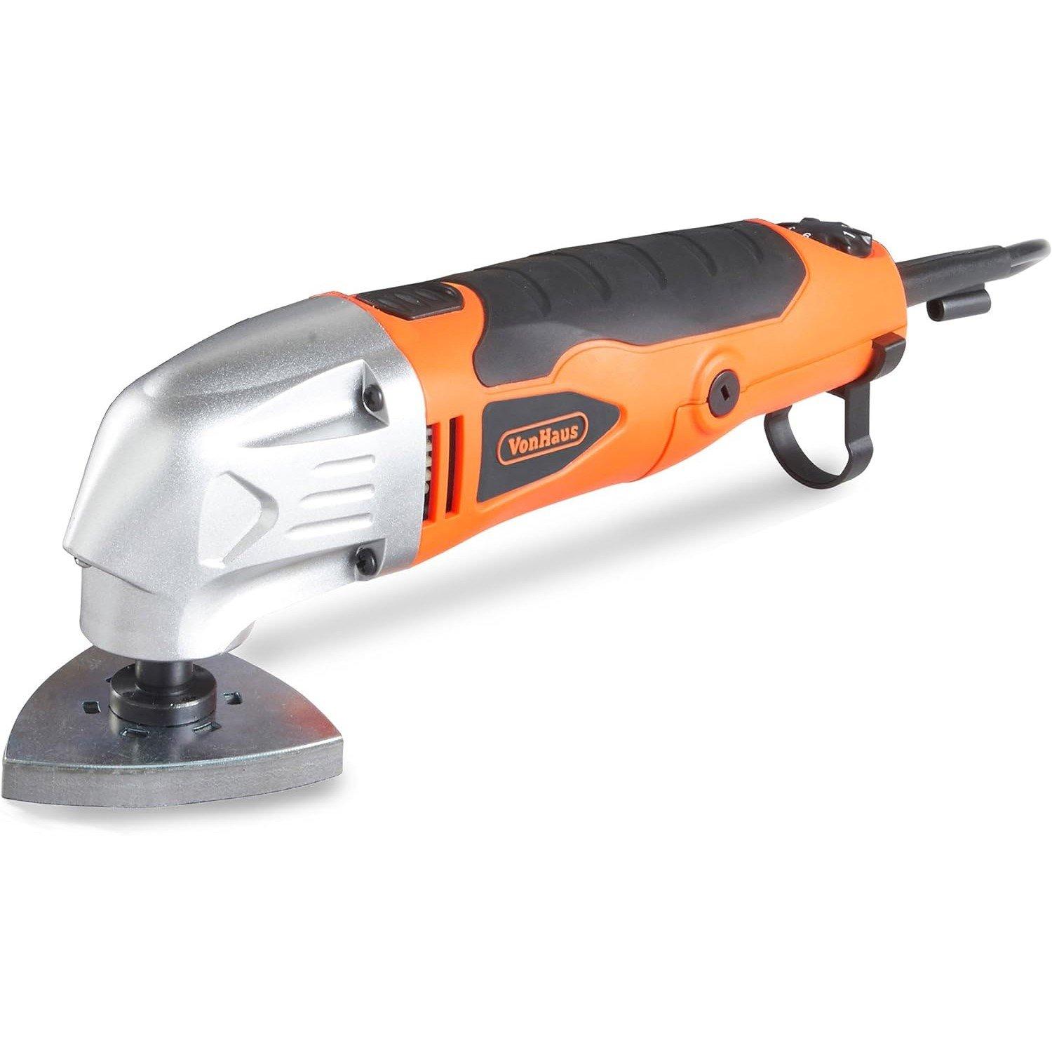 Orange - VonHaus - VonHaus 280W Oscillating Multitool - Corded - 6