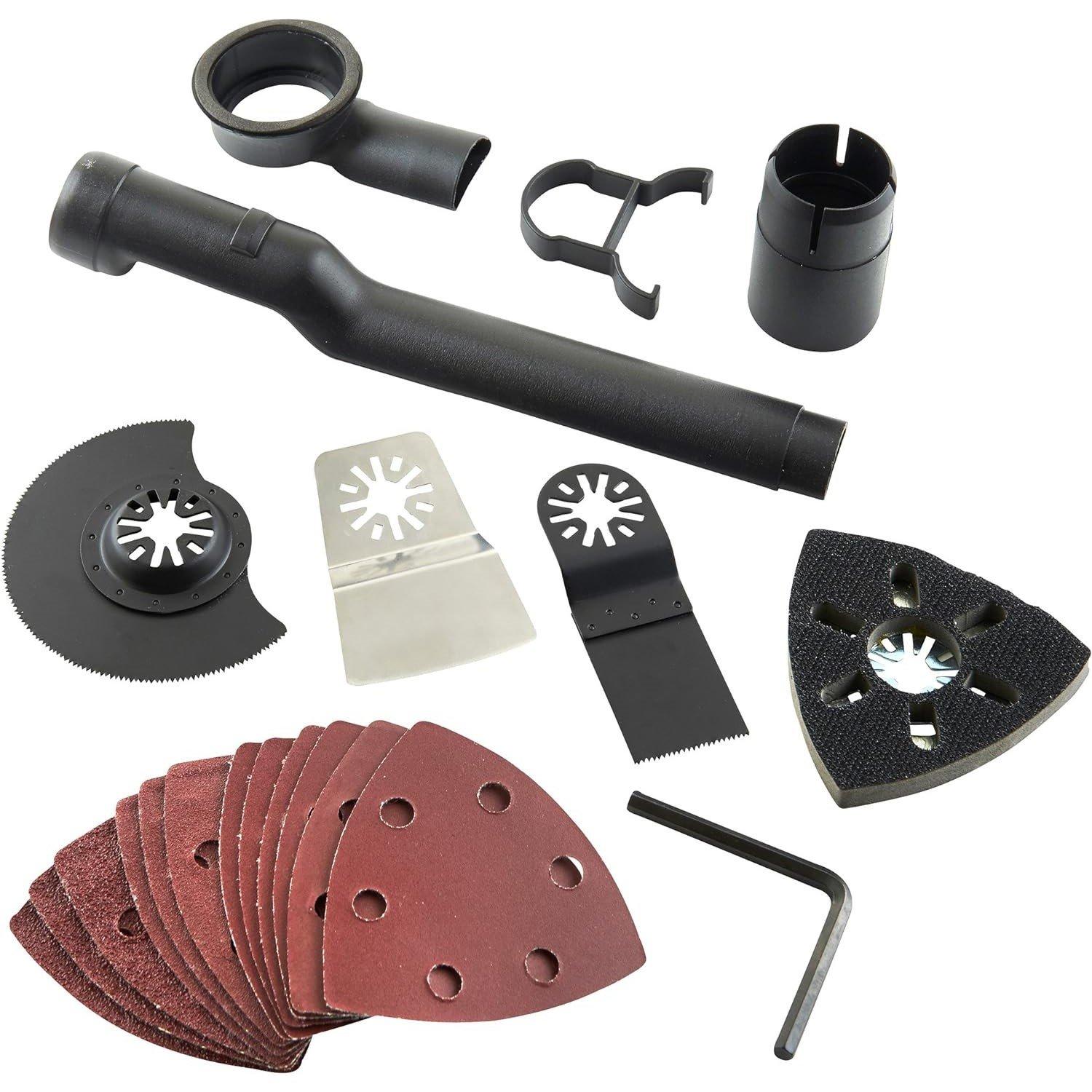 Orange - VonHaus - VonHaus 280W Oscillating Multitool - Corded - 8