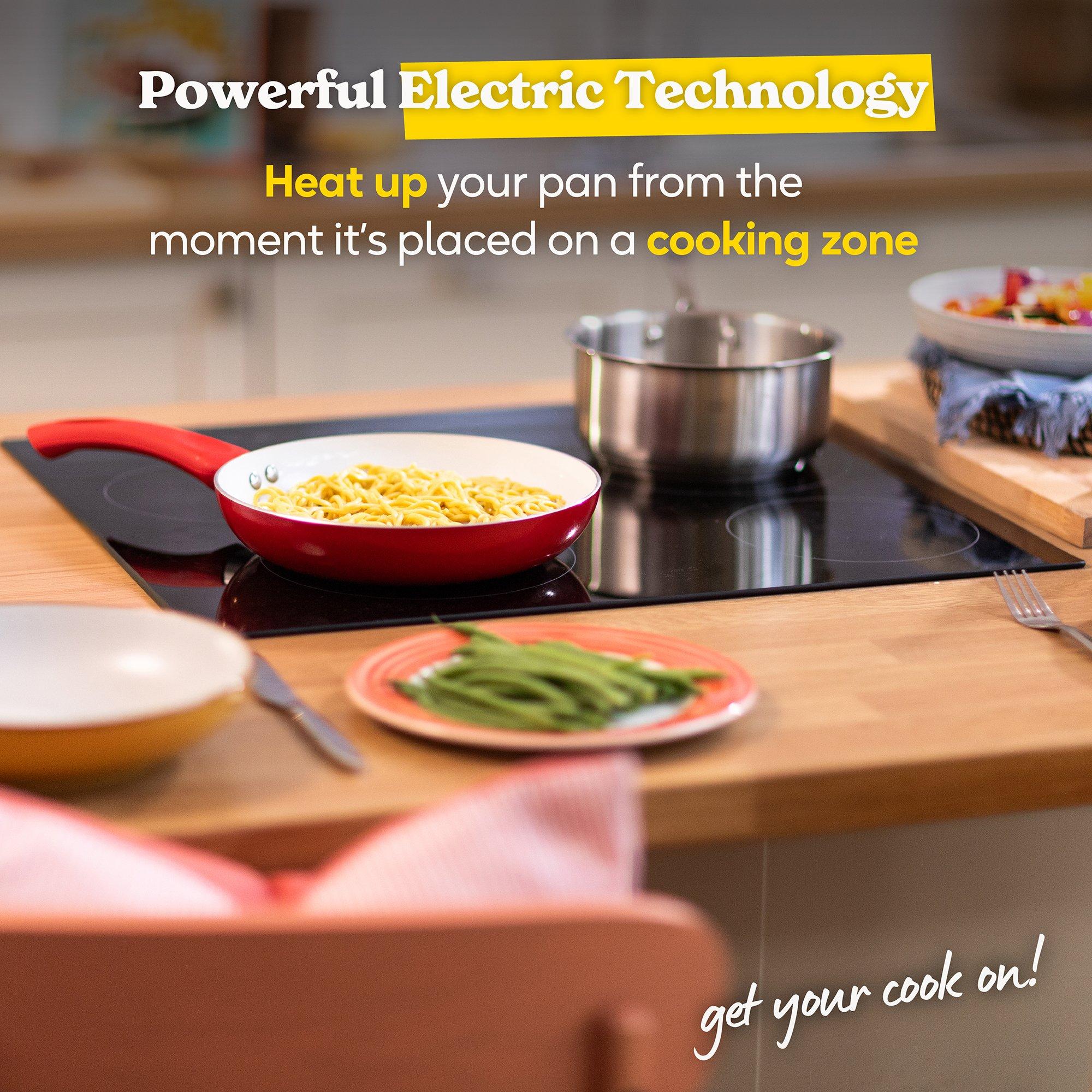 Black - Russell Hobbs - RH60EH413B 59cm 4 Zone Electric Hob in Black - 5