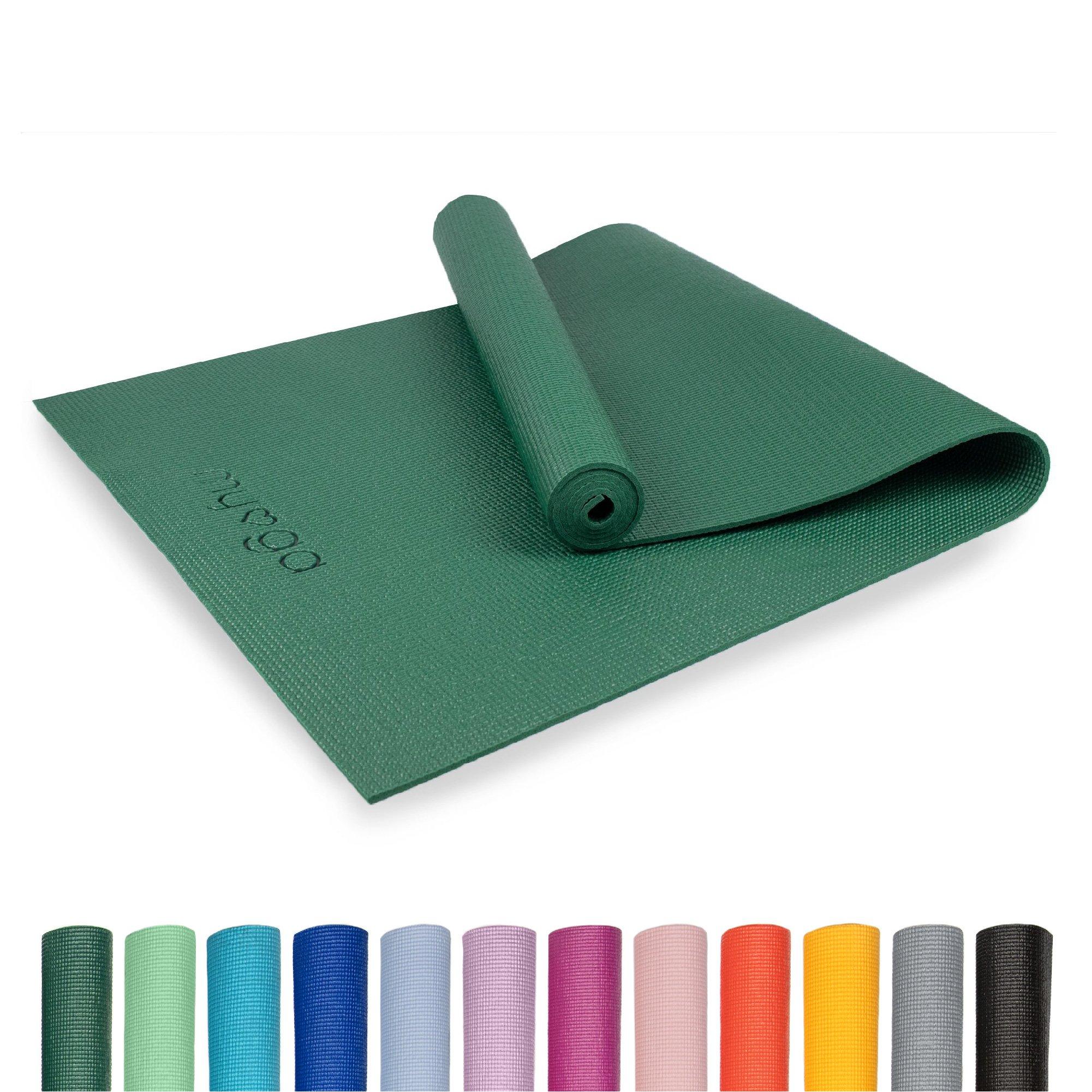 Green - Myga - Myga Entry Level Yoga Mat - 1
