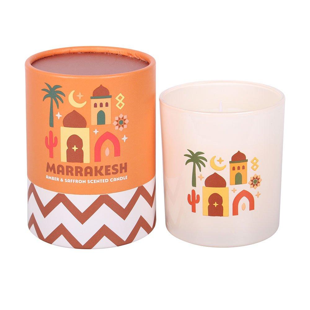 White - Something Different - Marrakesh Amber & Saffron Scented Candle - 2