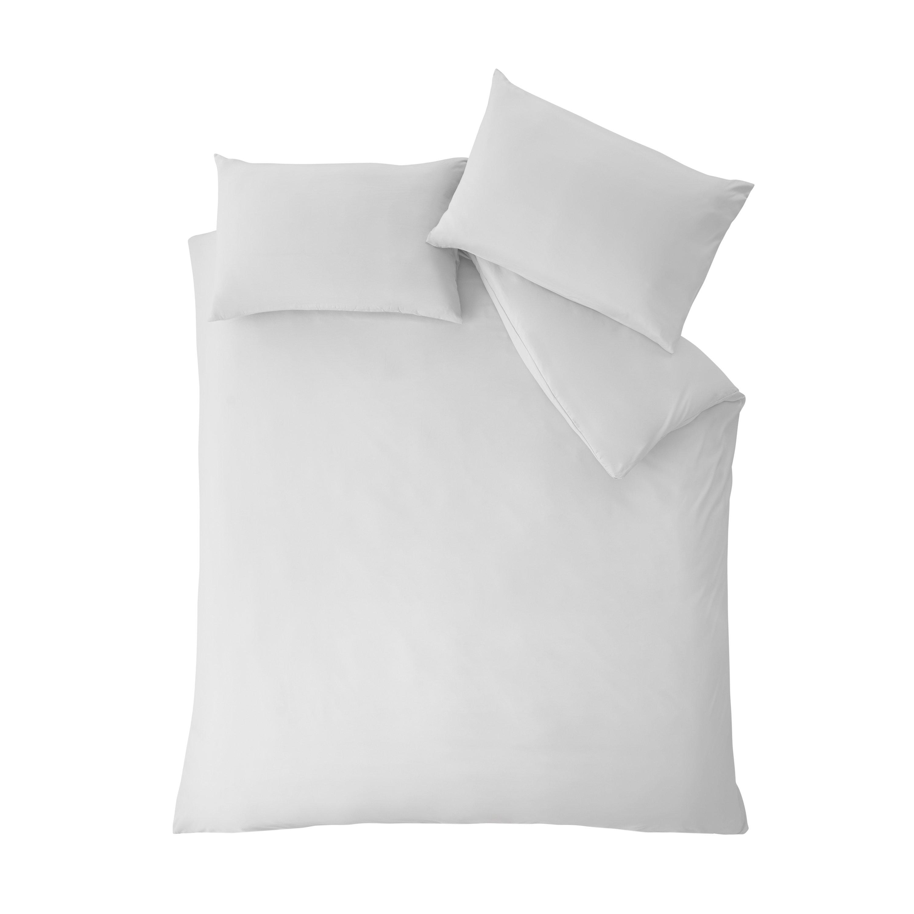 White - Catherine Lansfield - So Soft Non-Iron Duvet Cover Set - 3