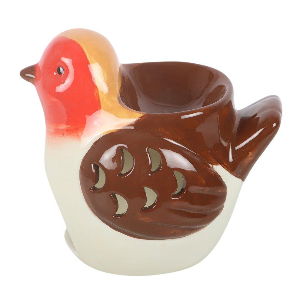 Brown - Something Different - Robin Shaped Oil Burner and Wax Warmer - 3