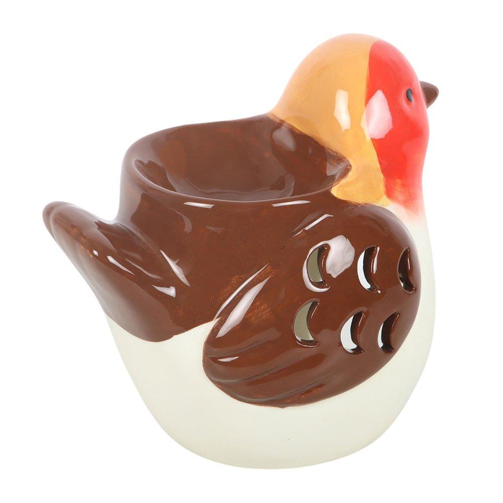 Brown - Something Different - Robin Shaped Oil Burner and Wax Warmer - 4
