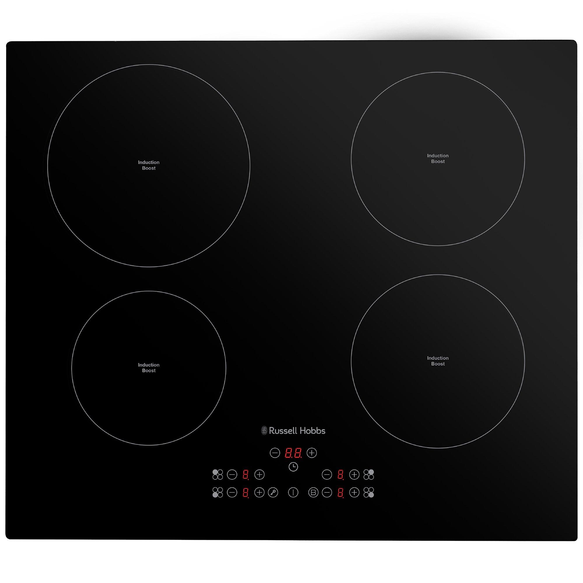 Russell Hobbs  Rh60ih413b 59Cm 4 Zone Induction Hob In Black