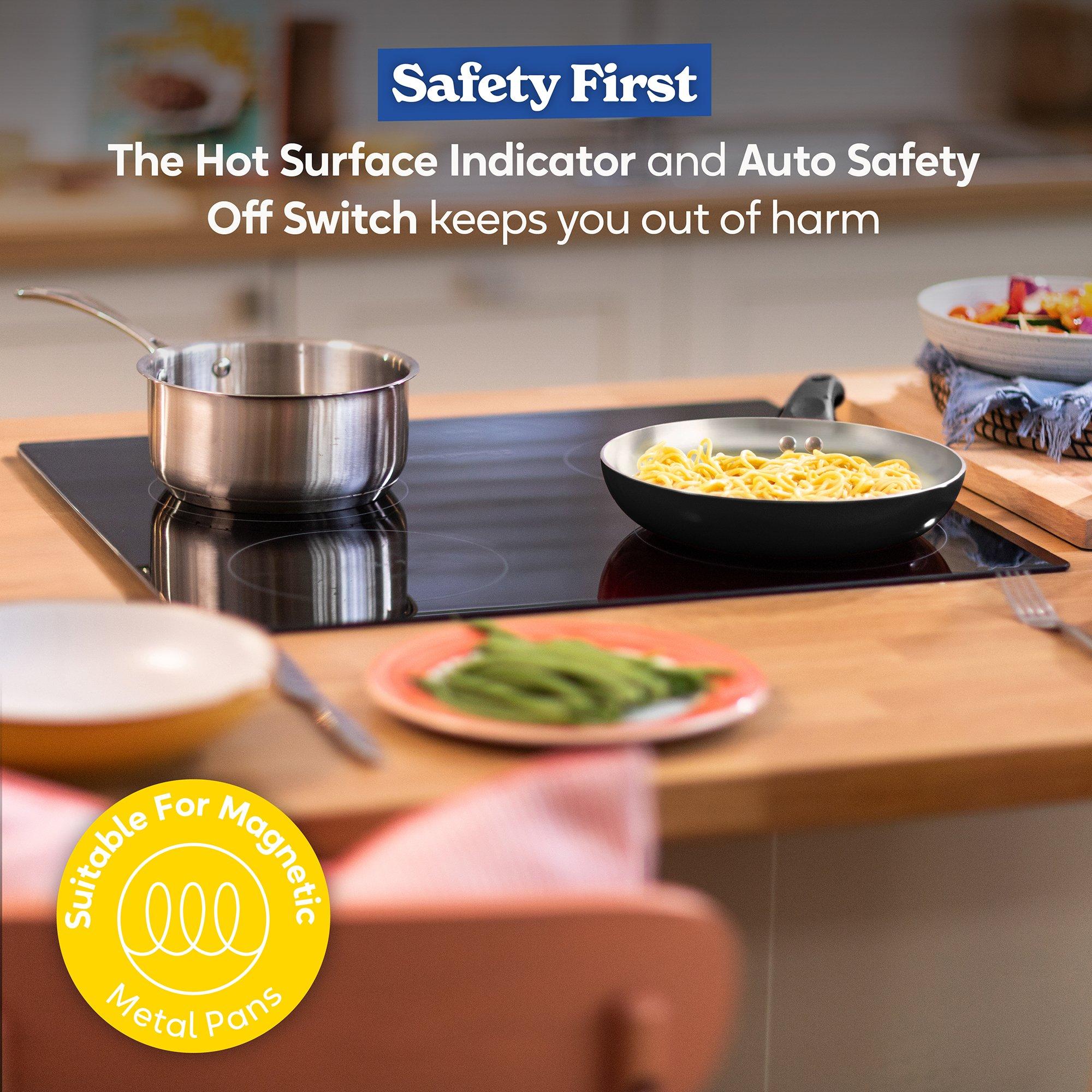 Black - Russell Hobbs - RH60IH413B 59cm 4 Zone Induction Hob in Black - 6