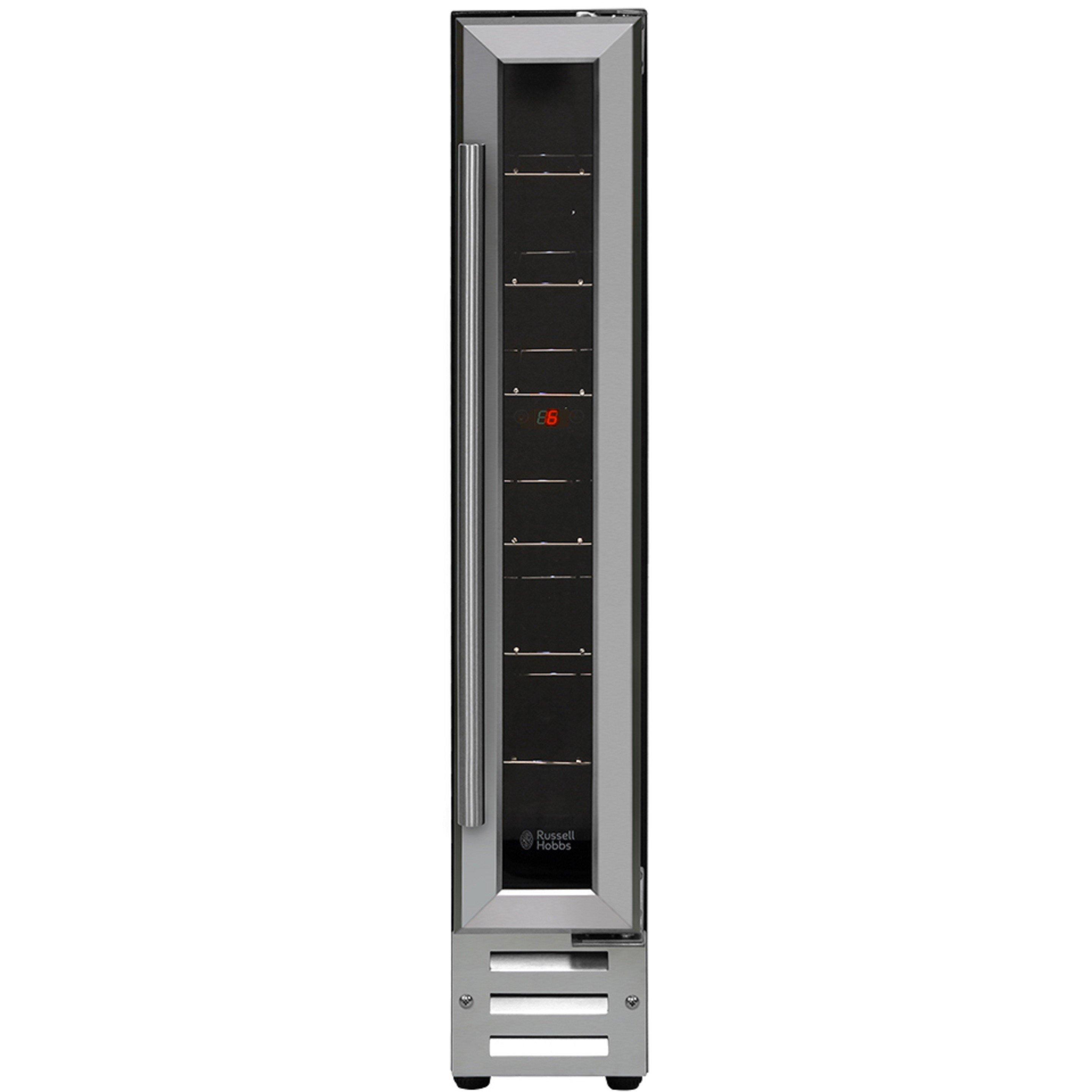 Russell Hobbs Stainless Steel 22L Wine Cooler - 7 Bottle Capacity - 5-18°C Temperature Range - Image 7