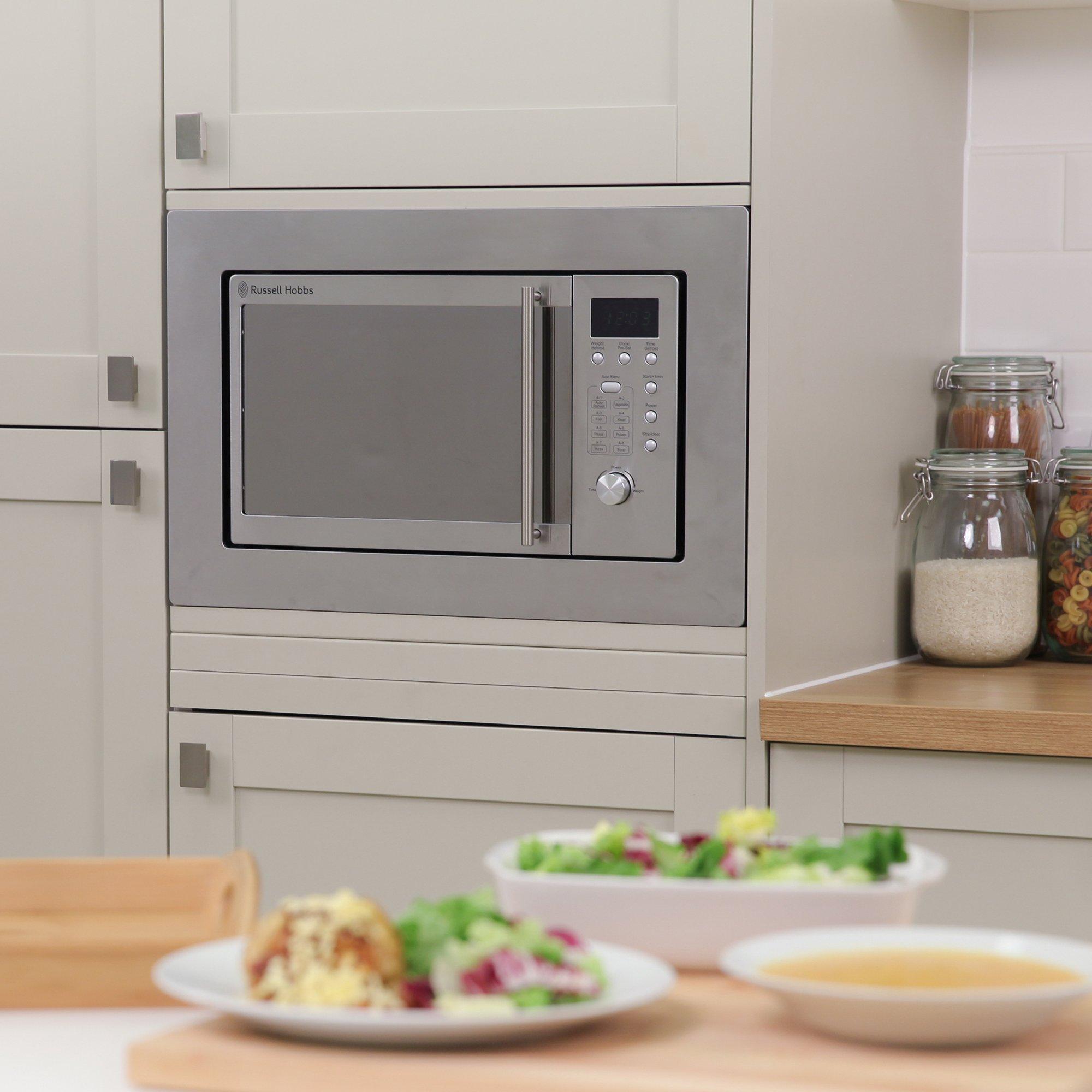 Stainless Steel - Russell Hobbs - RHBM2001 Digital Microwave 20L Stainless Steel - 3