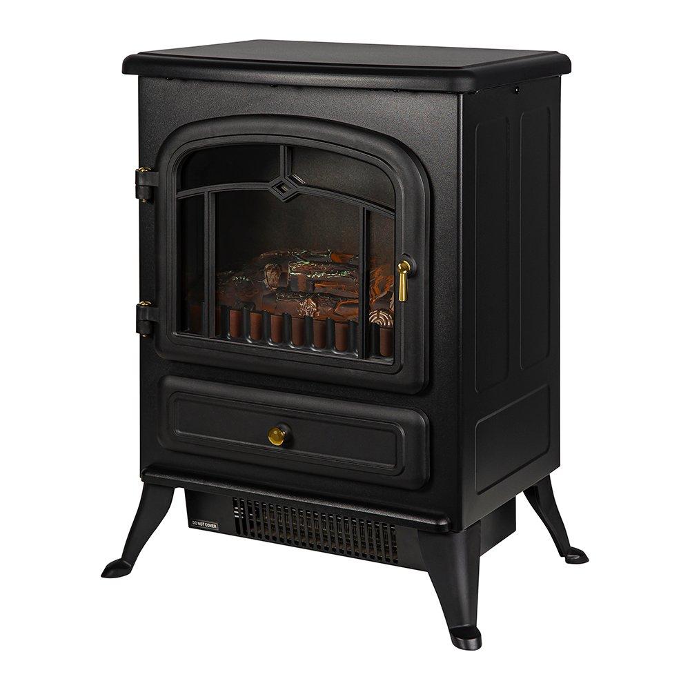 Black - Russell Hobbs - RHEFSTV1002B 1.85 kW Electric Stove Fire, Black - 7