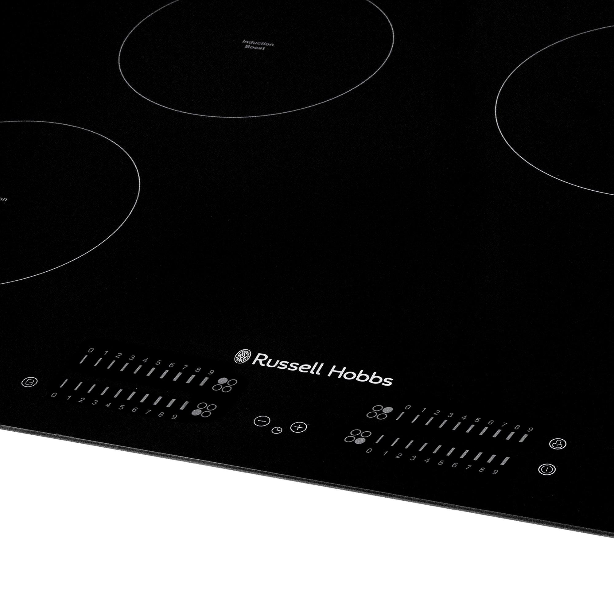 Black - Russell Hobbs - RH77IH413B 77cm Induction Hob in Black - 11